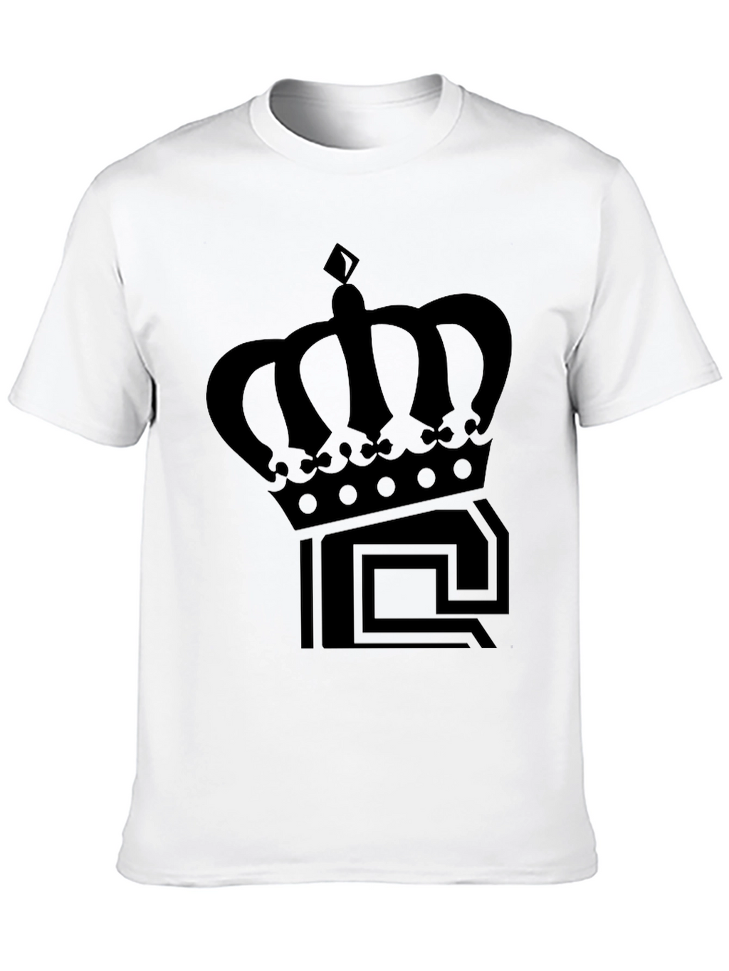 Crown Graphic Tee - Classic Black T-Shirt