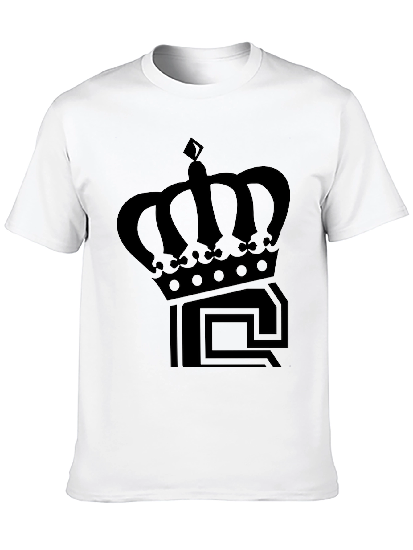 Crown Graphic Tee - Classic Black T-Shirt
