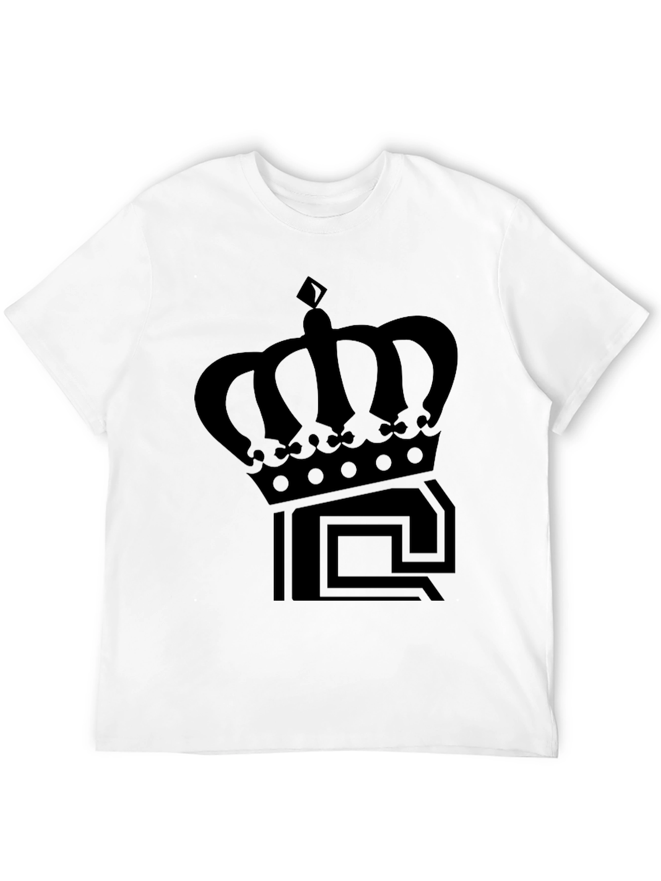 Crown Graphic Tee - Classic Black T-Shirt