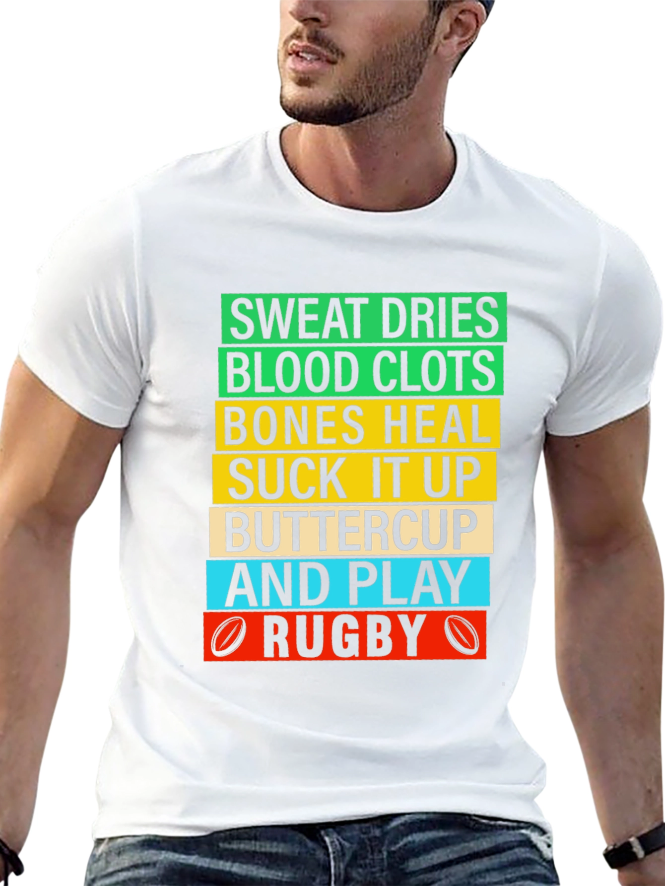 Rugby Sweat Dries Graphic T-Shirt