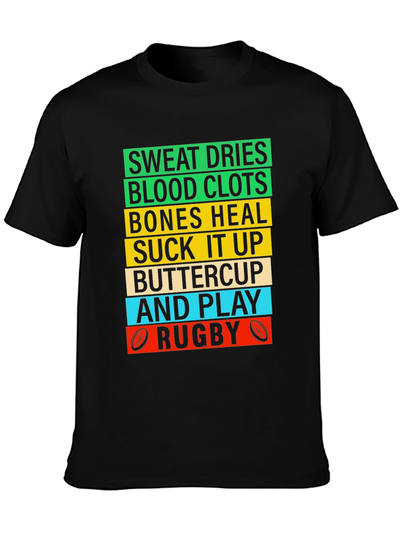 Rugby Sweat Dries Graphic T-Shirt