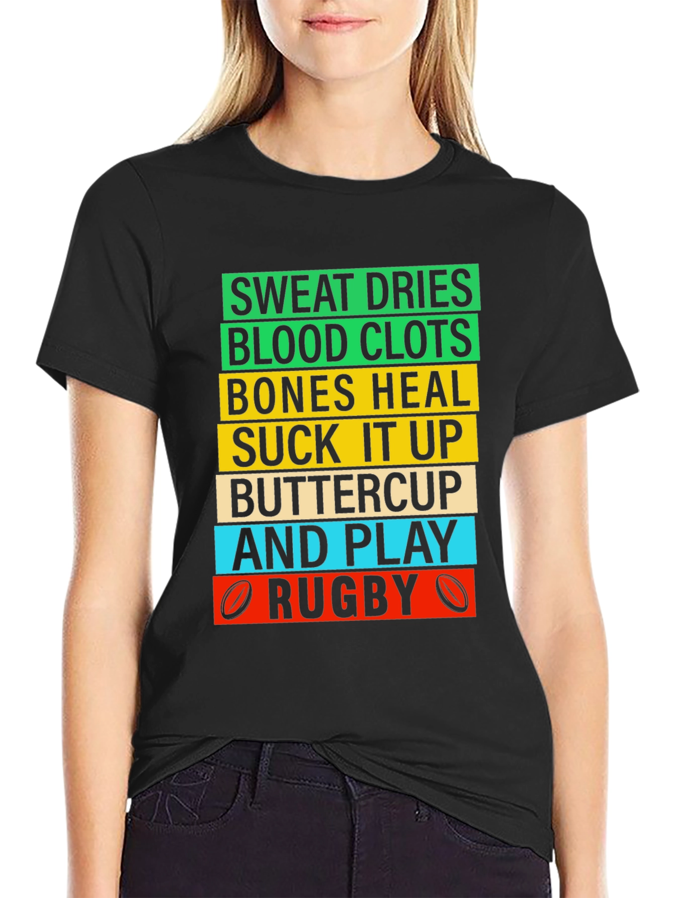 Rugby Sweat Dries Graphic T-Shirt