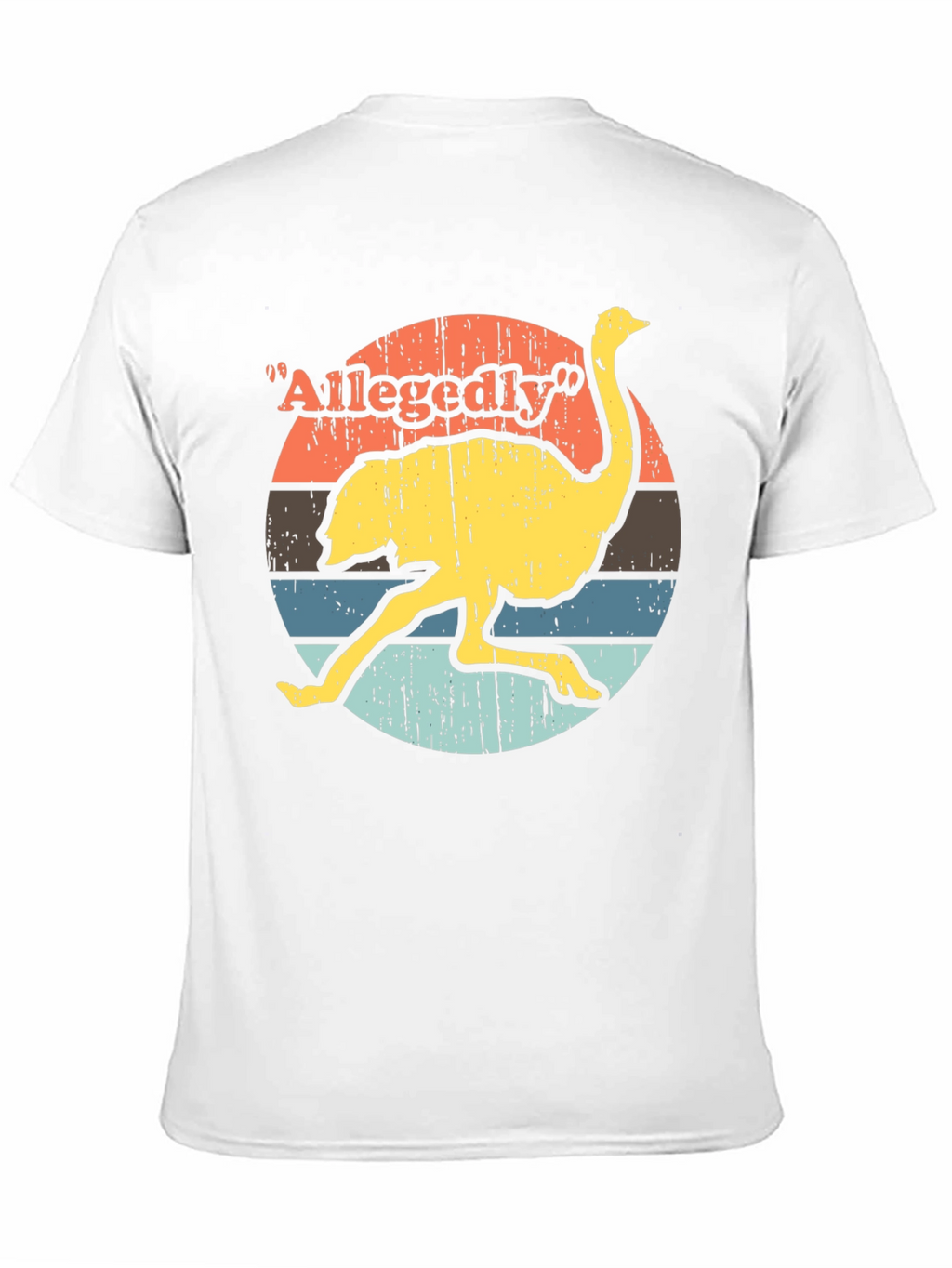 Allegedly Ostrich T-Shirt - Retro Style