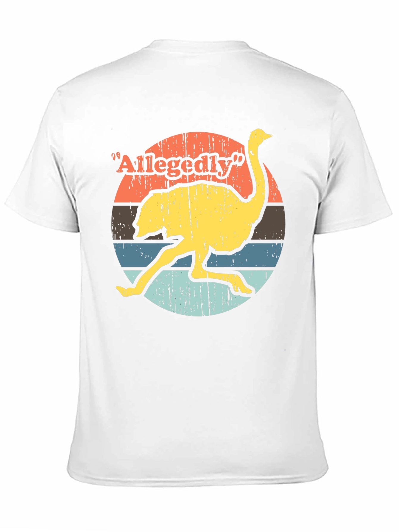 Allegedly Ostrich T-Shirt - Retro Style