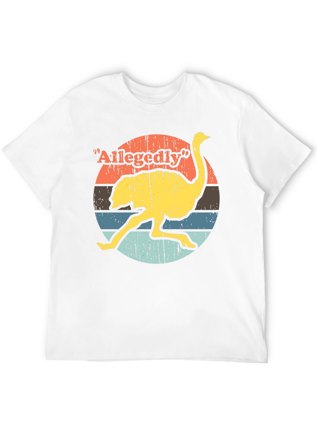 Allegedly Ostrich T-Shirt - Retro Style
