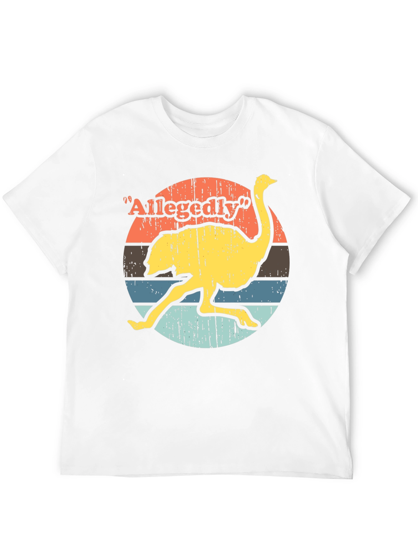 Allegedly Ostrich T-Shirt - Retro Style