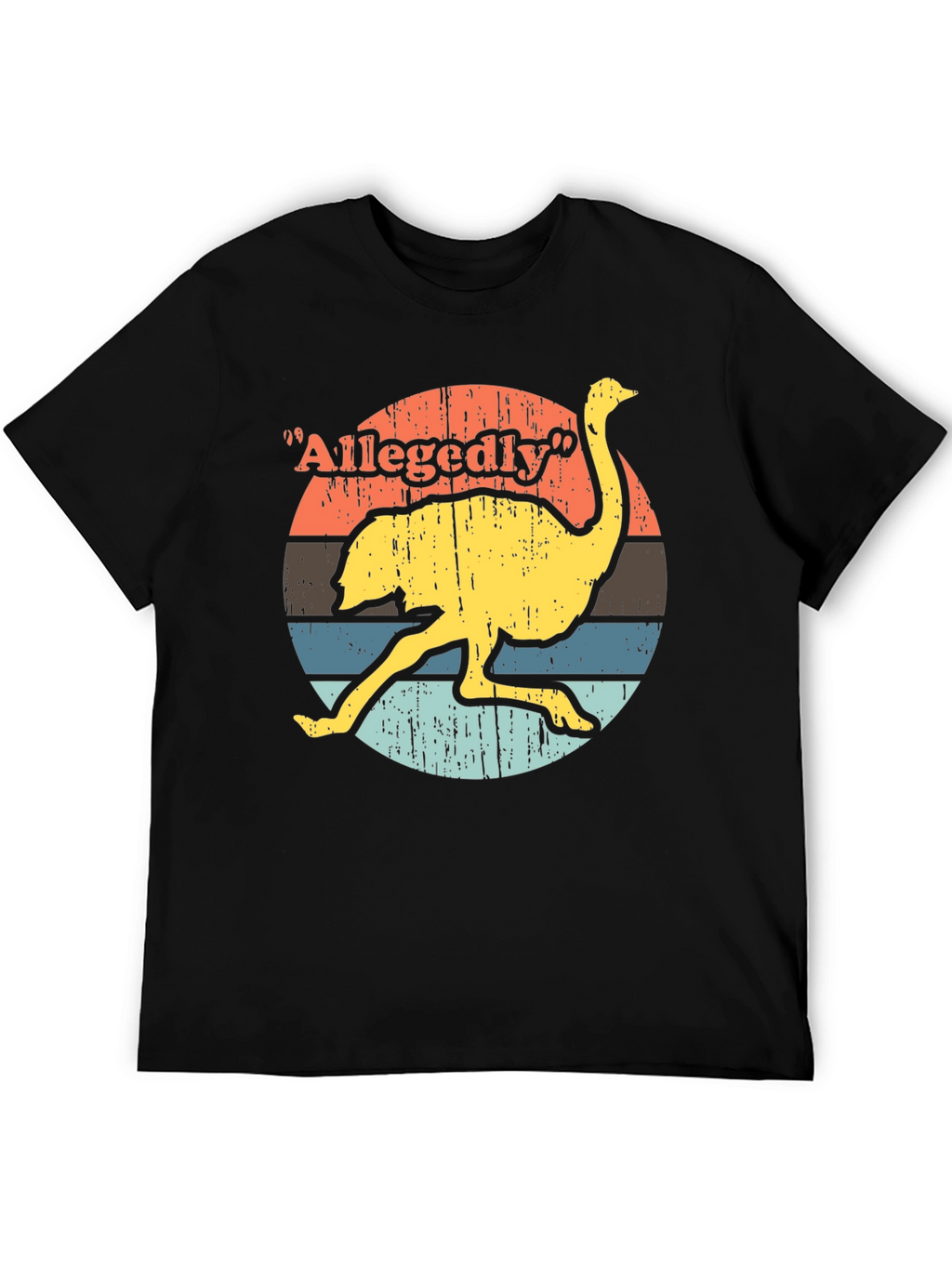 Allegedly Ostrich T-Shirt - Retro Style