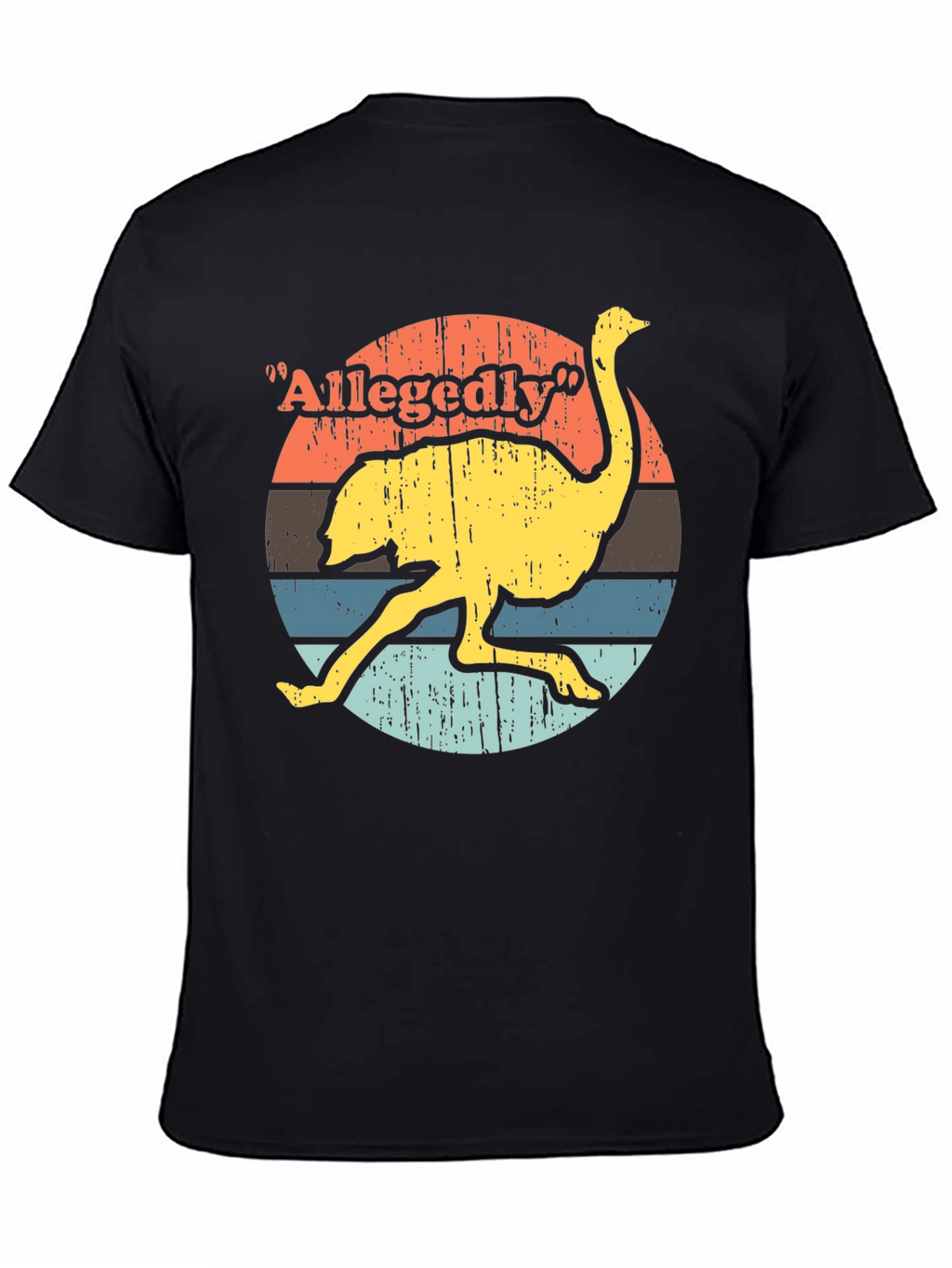 Allegedly Ostrich T-Shirt - Retro Style