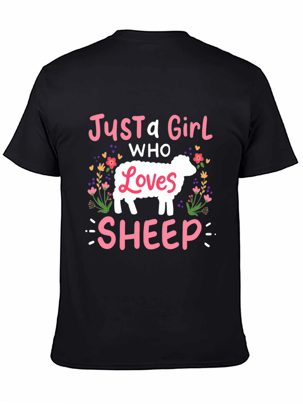 Just A Girl Who Loves Sheep T-Shirt