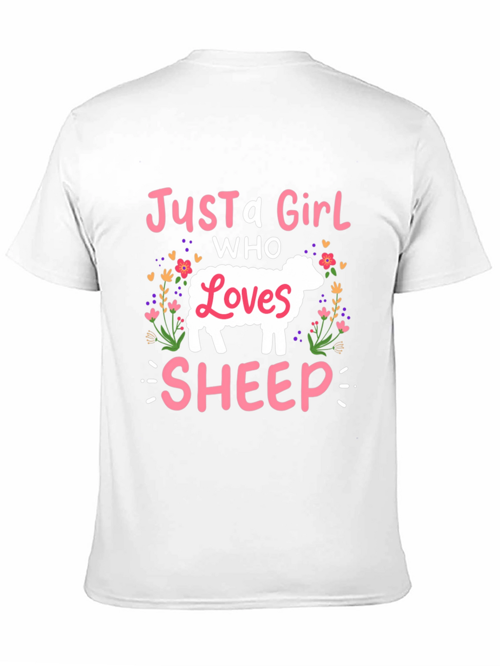 Just A Girl Who Loves Sheep T-Shirt