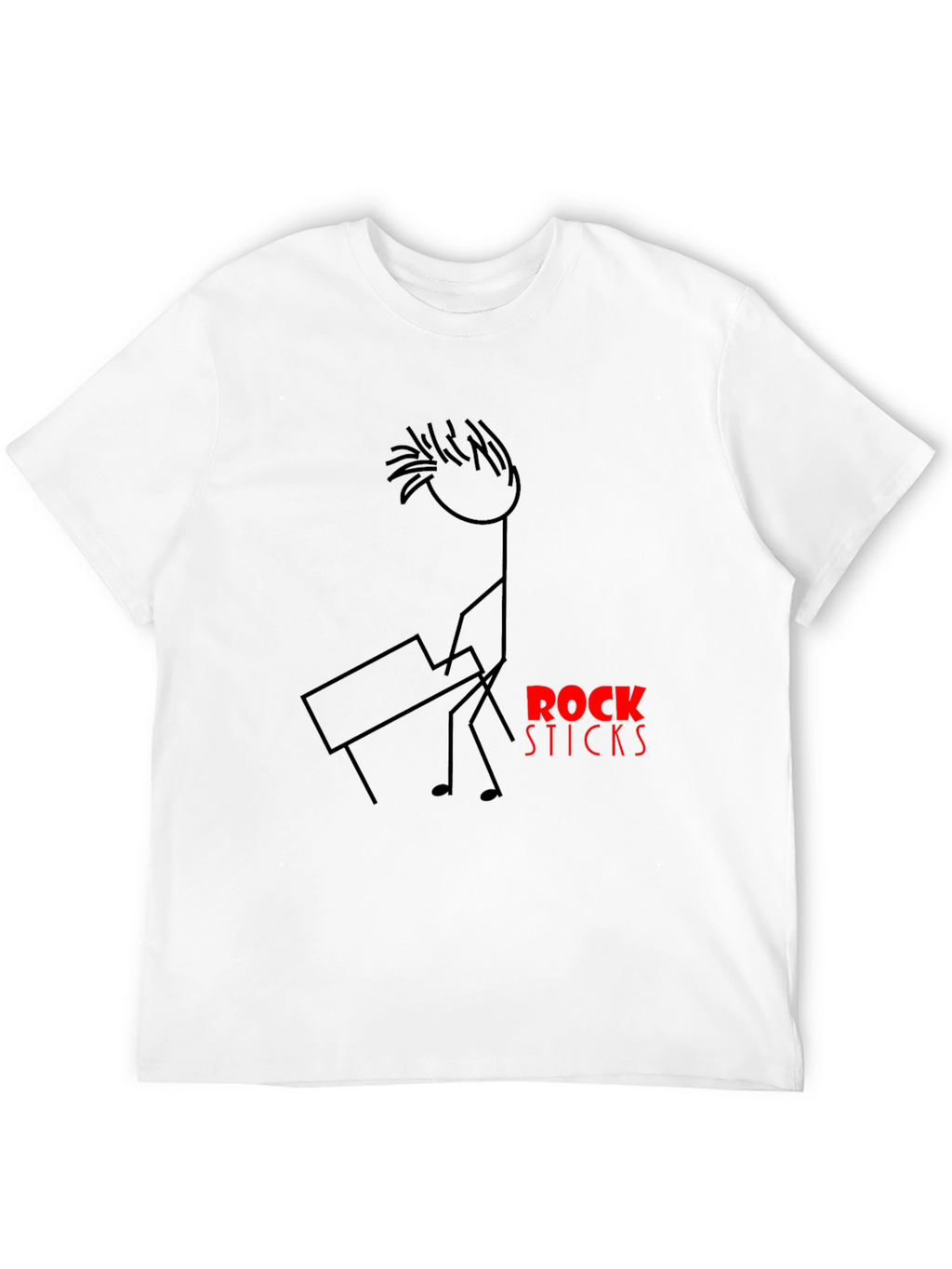 Rock Sticks T-Shirt - Unique Graphic Tee