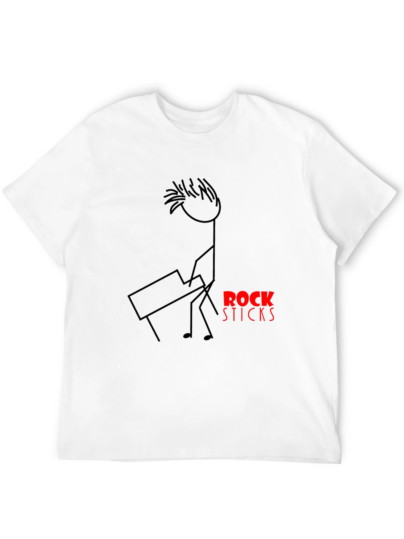 Rock Sticks T-Shirt - Unique Graphic Tee