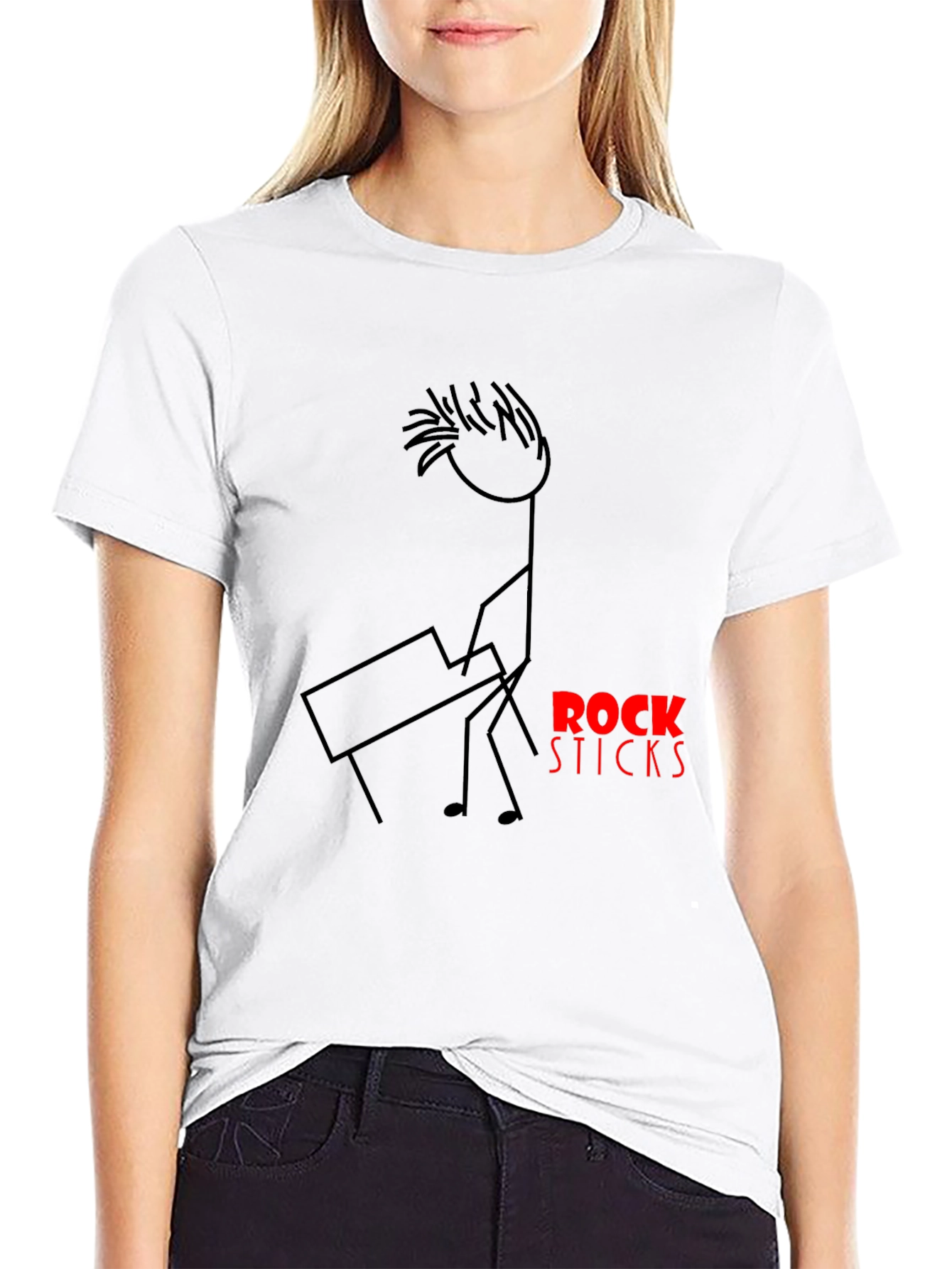 Rock Sticks T-Shirt - Unique Graphic Tee