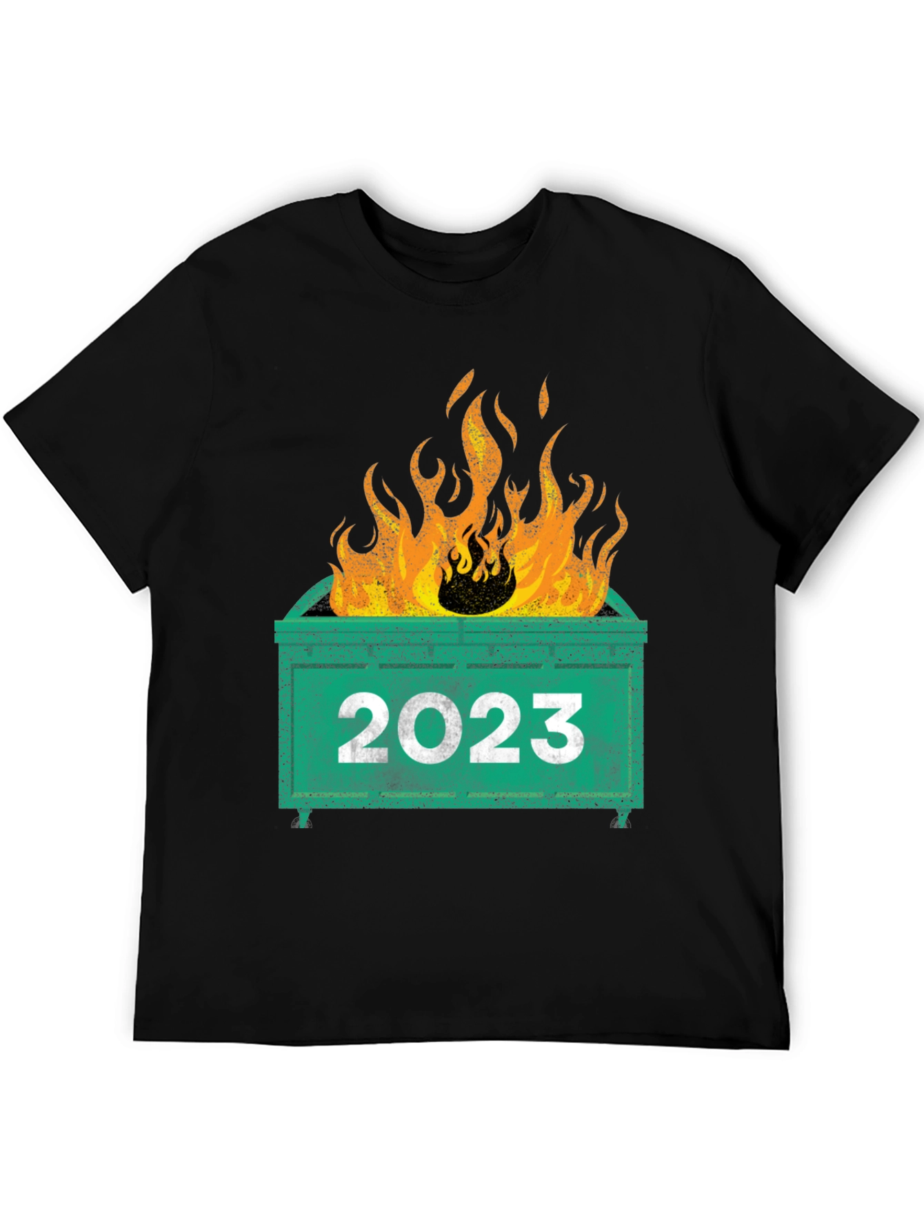 2023 Dumpster Fire T-Shirt - Funny Year Review Tee