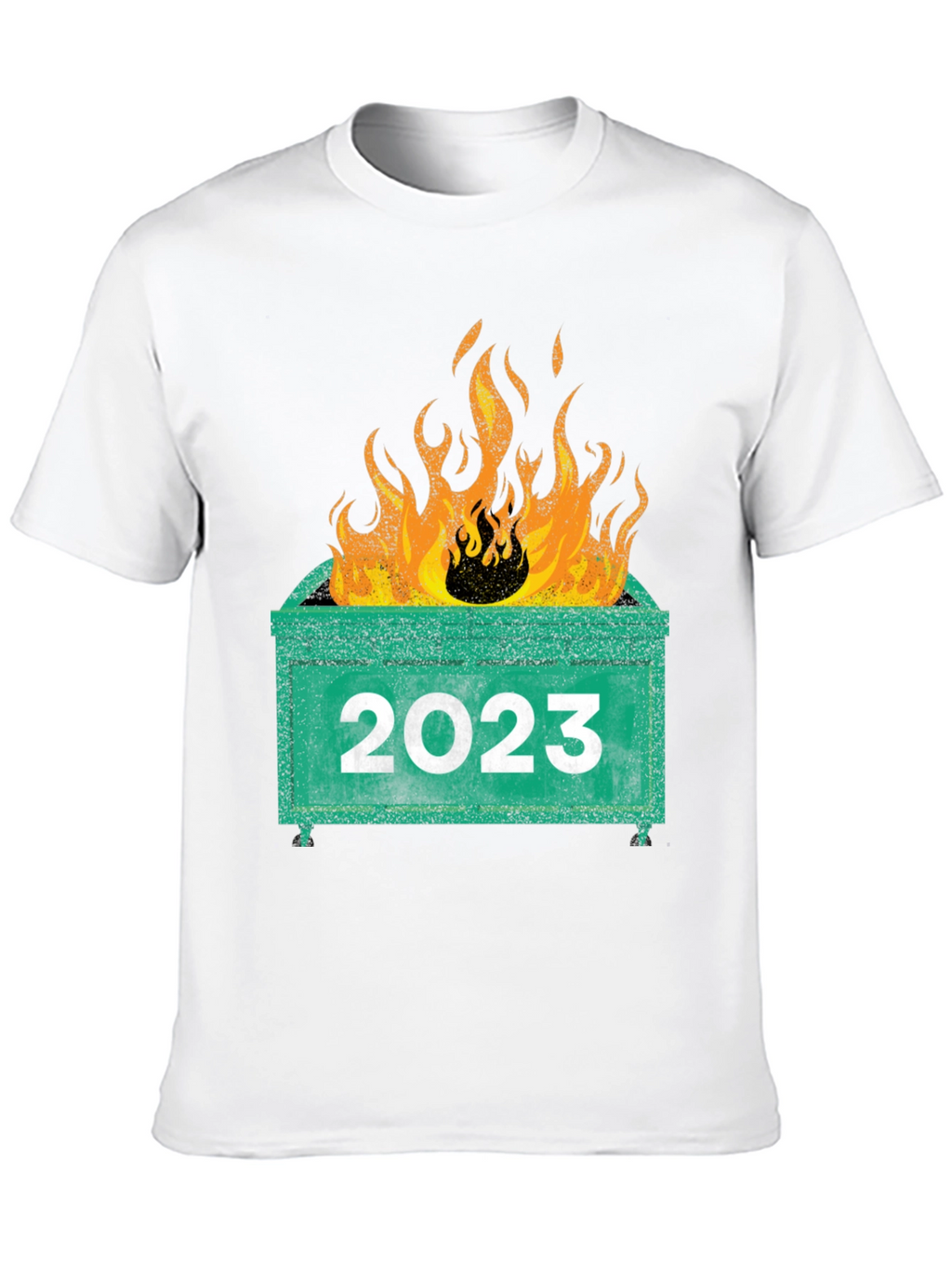 2023 Dumpster Fire T-Shirt - Funny Year Review Tee