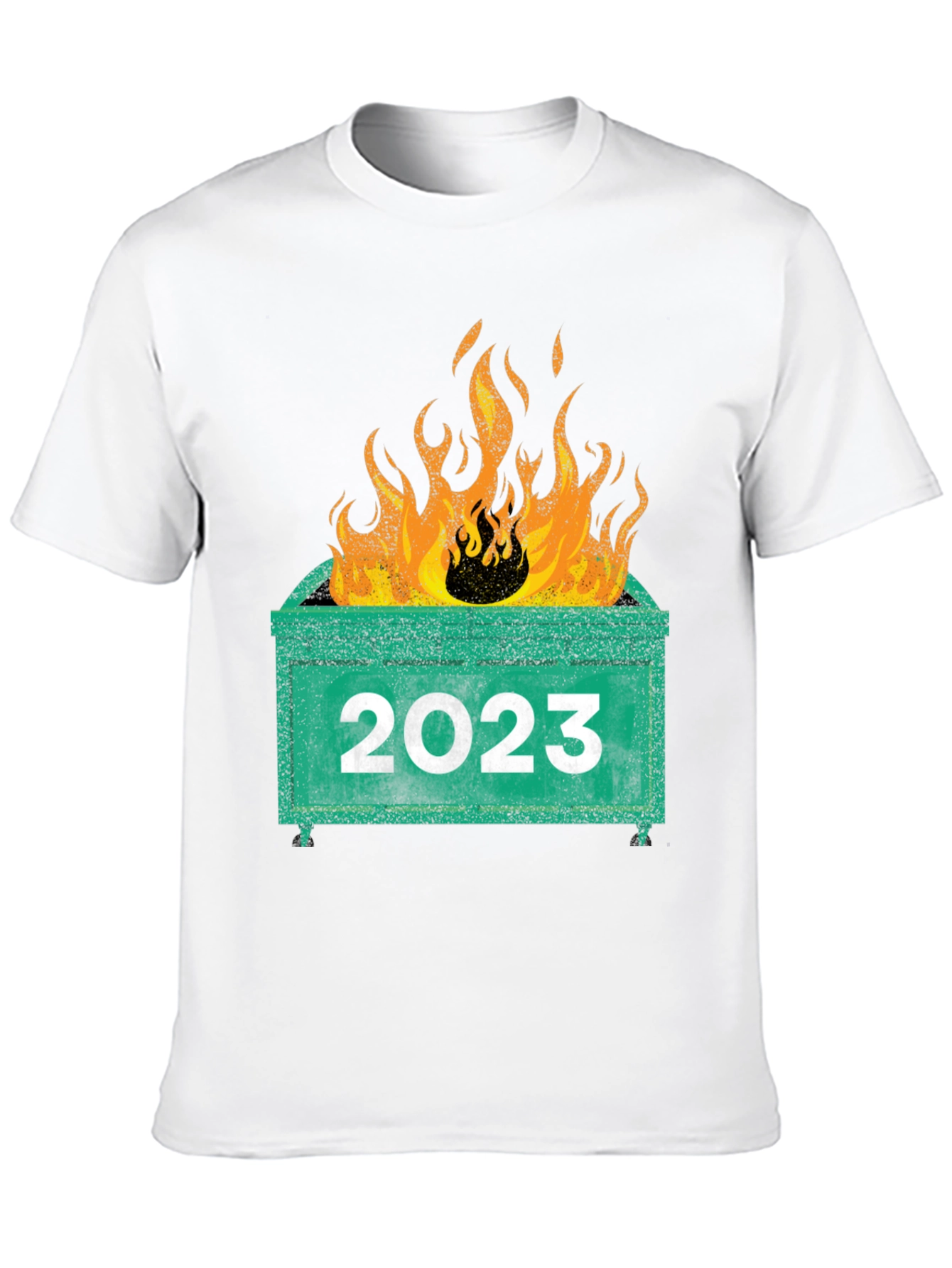 2023 Dumpster Fire T-Shirt - Funny Year Review Tee