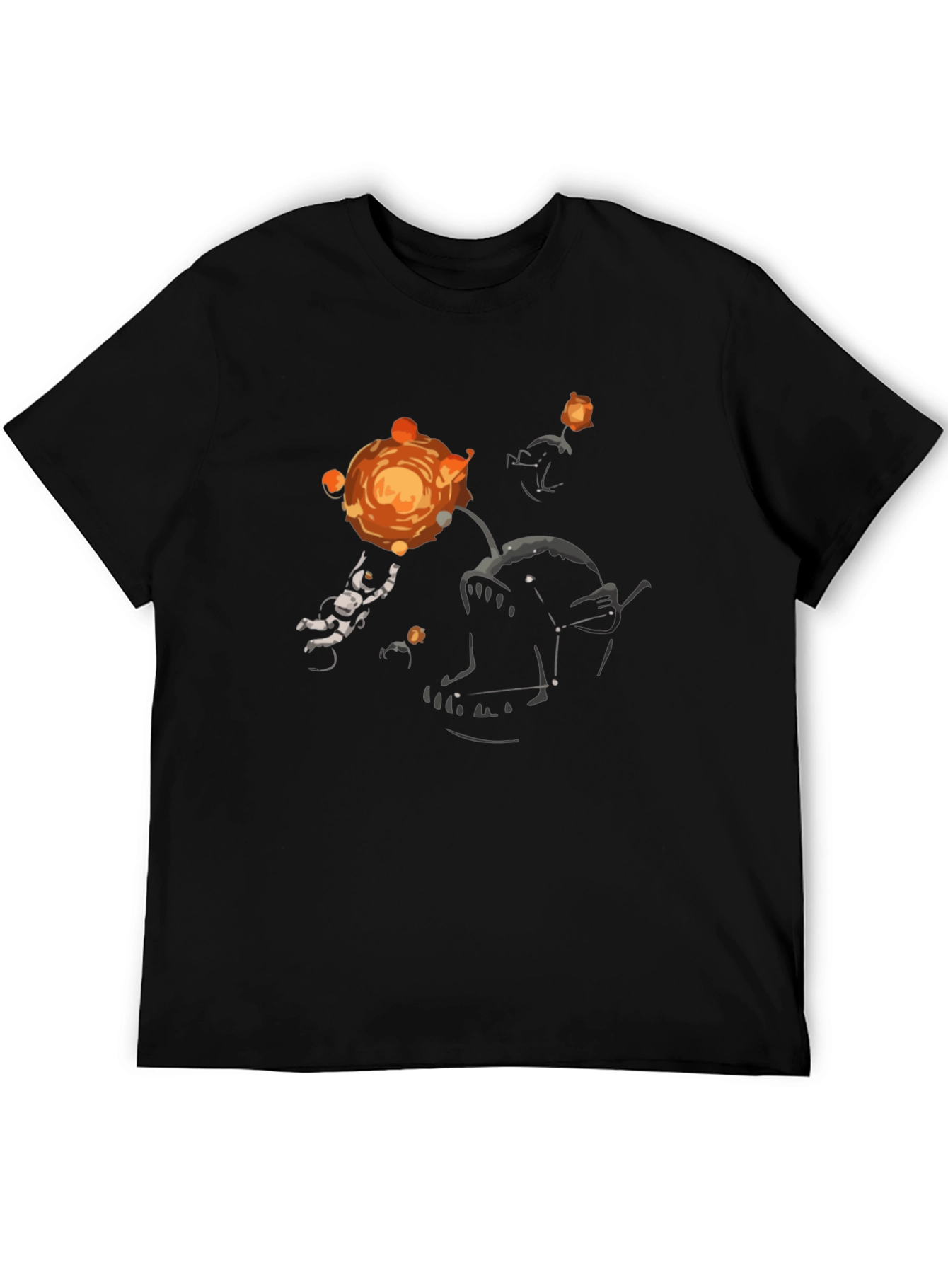 Astronaut & Anglerfish Graphic T-Shirt