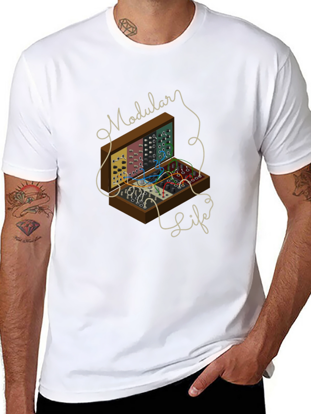 Modular Life T-Shirt - Synthesizer Music Apparel