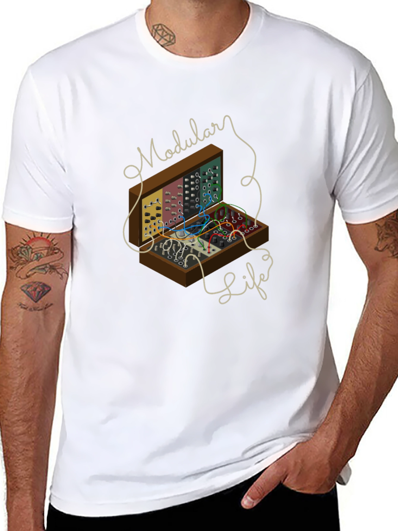 Modular Life T-Shirt - Synthesizer Music Apparel