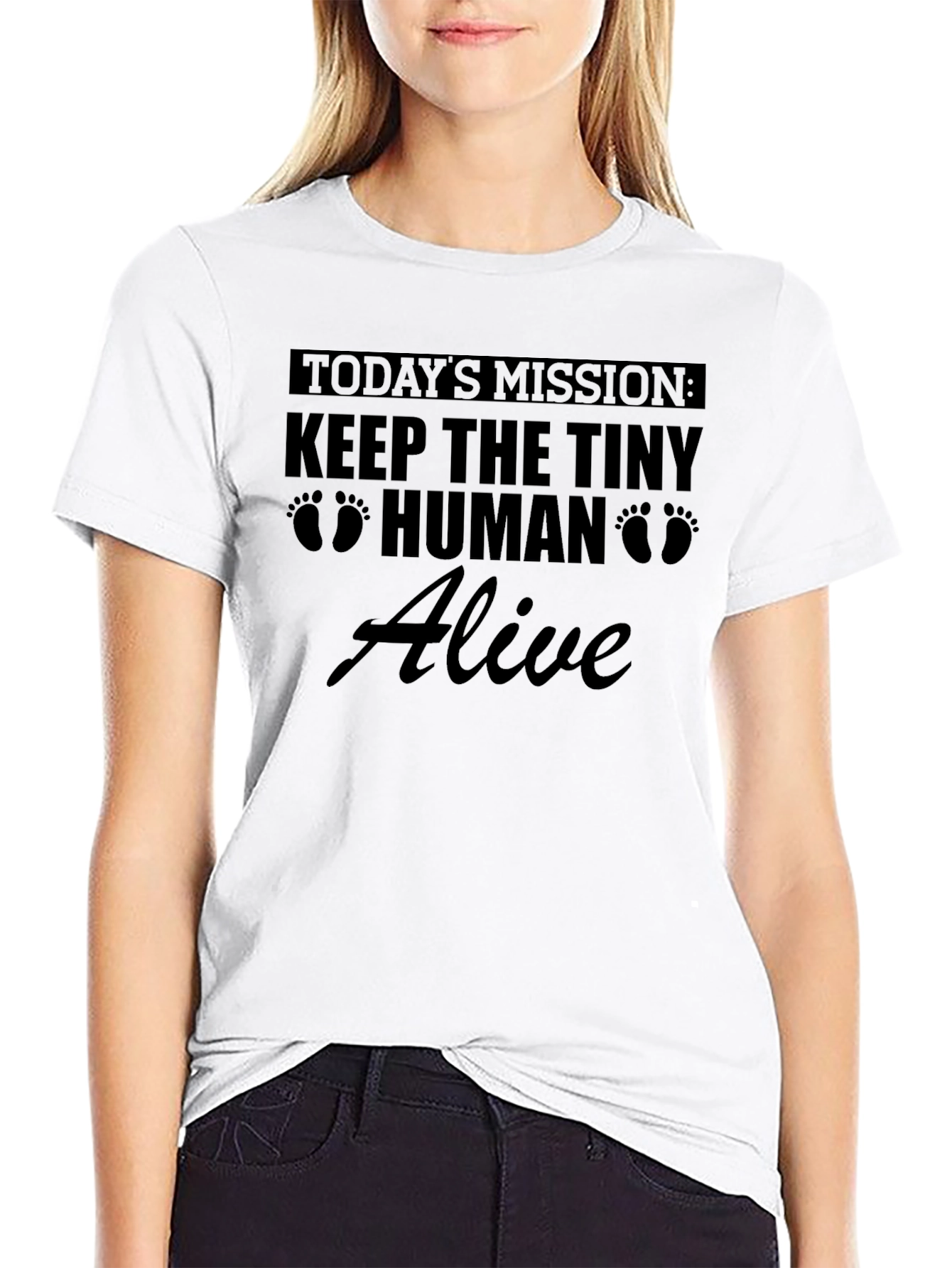 Keep The Tiny Human Alive Graphic Tee