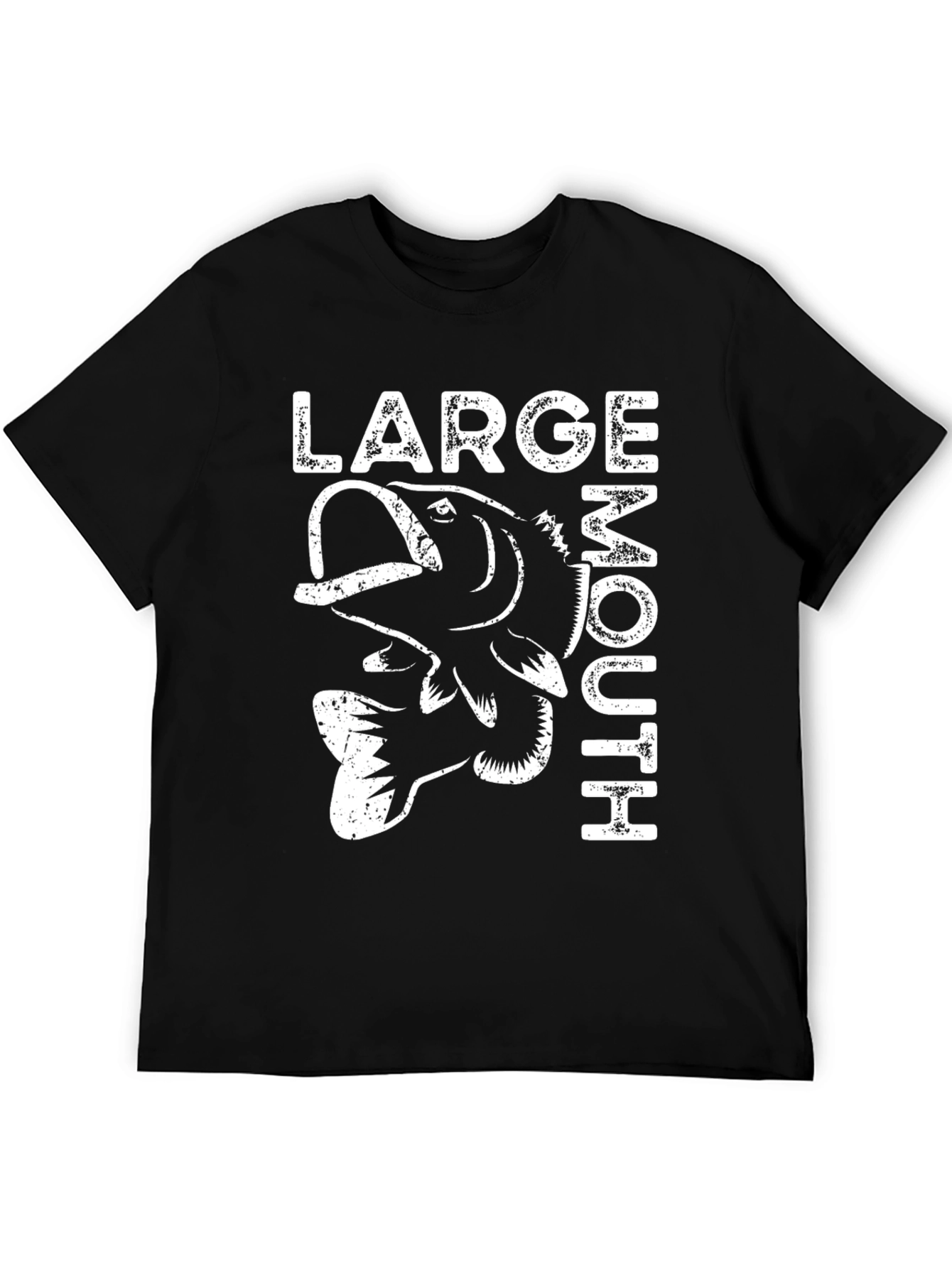 Large Mouth Bass Graphic Tee - Fishing T-Shirt