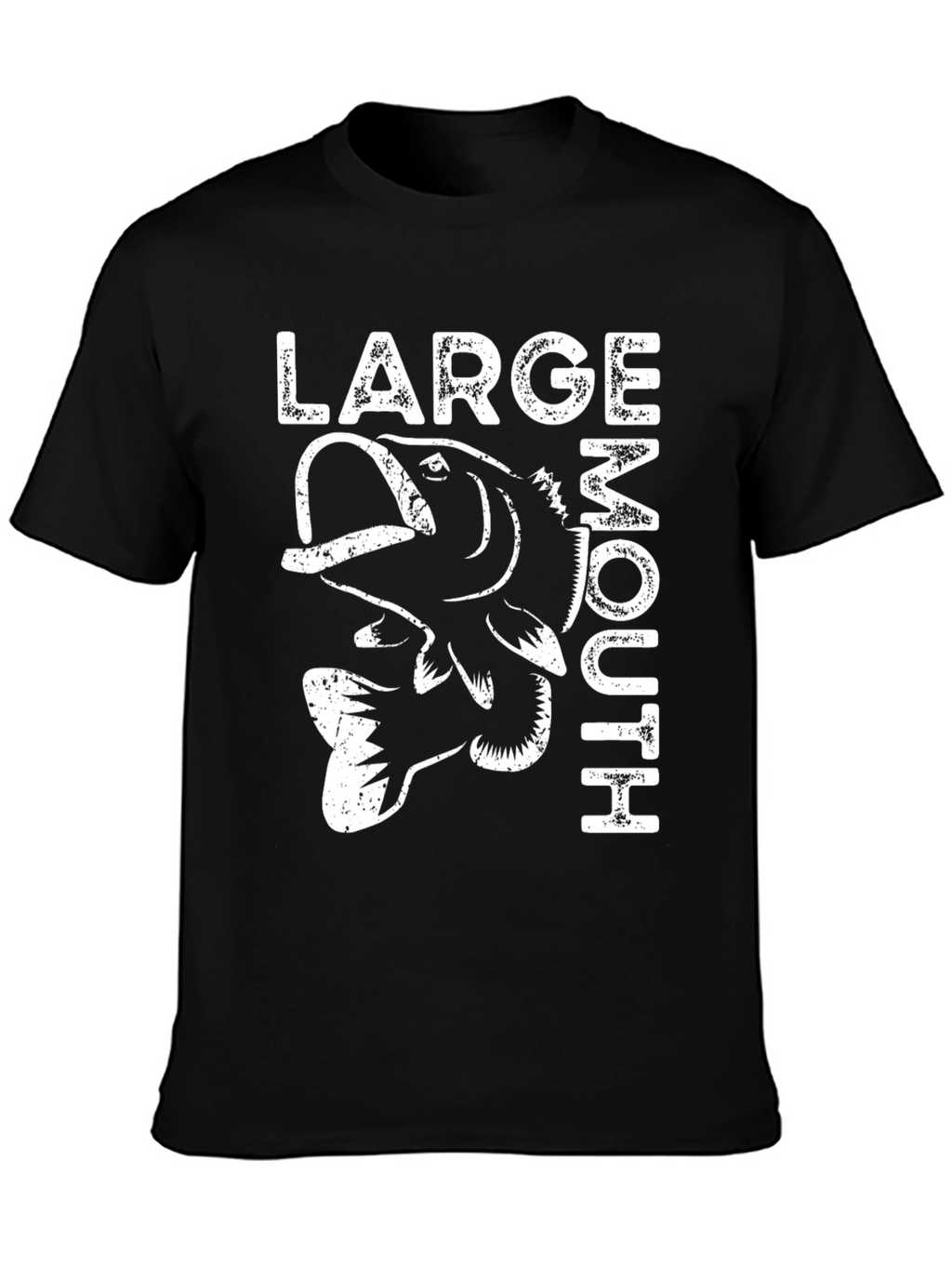 Large Mouth Bass Graphic Tee - Fishing T-Shirt