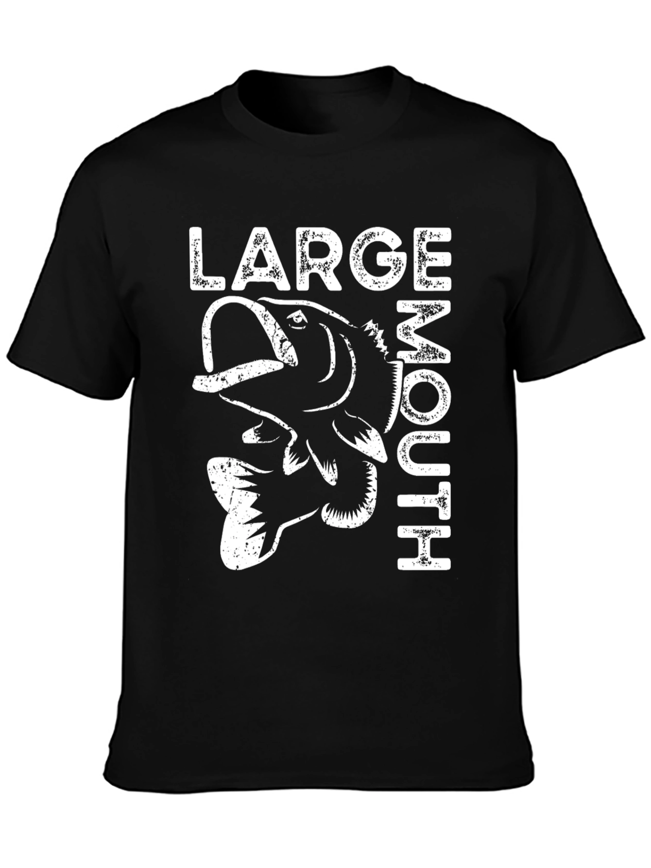 Large Mouth Bass Graphic Tee - Fishing T-Shirt