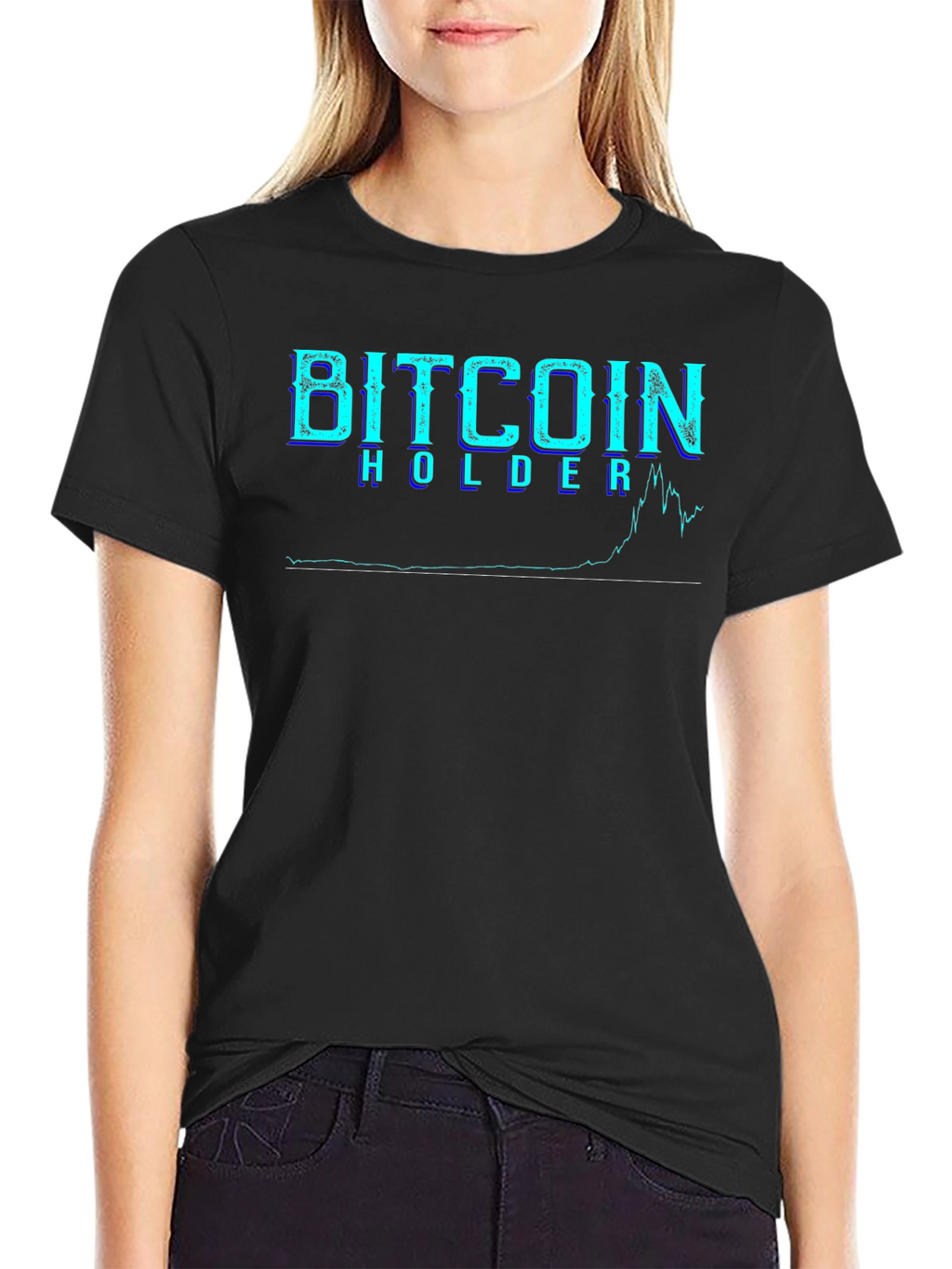 Bitcoin Holder Black T-Shirt Crypto Currency Tee