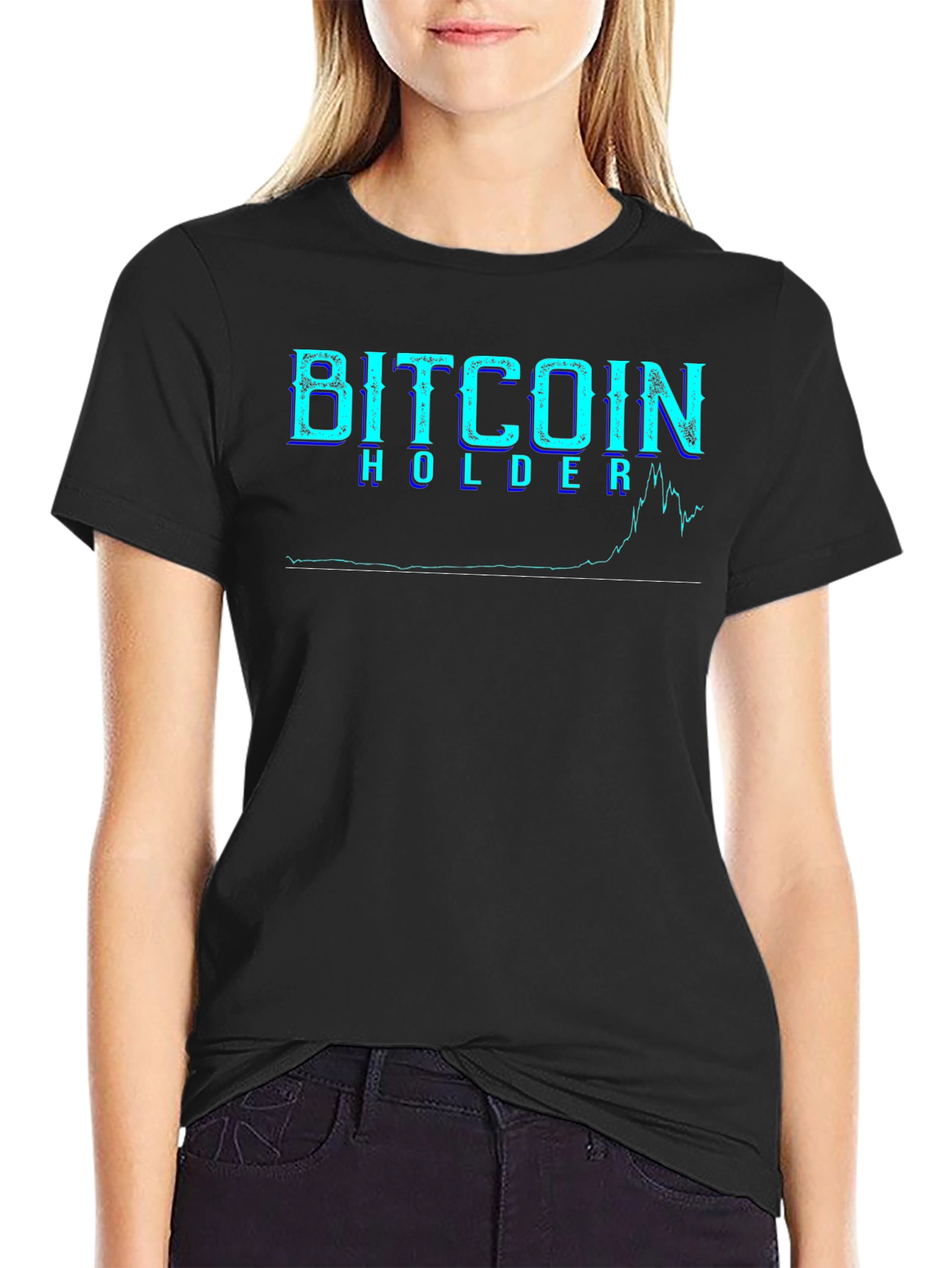 Bitcoin Holder Black T-Shirt Crypto Currency Tee