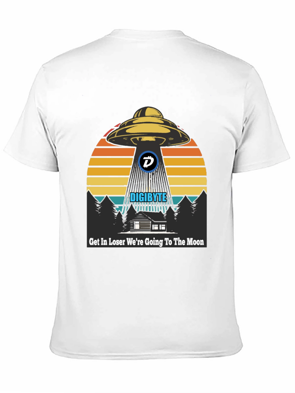 Digibyte UFO Abduction T-Shirt - Crypto Humor Tee