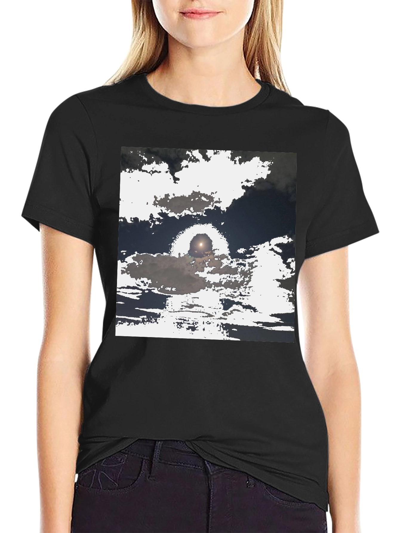 Unique Sky Cloud T-Shirt - Soft Cotton Blend Tee