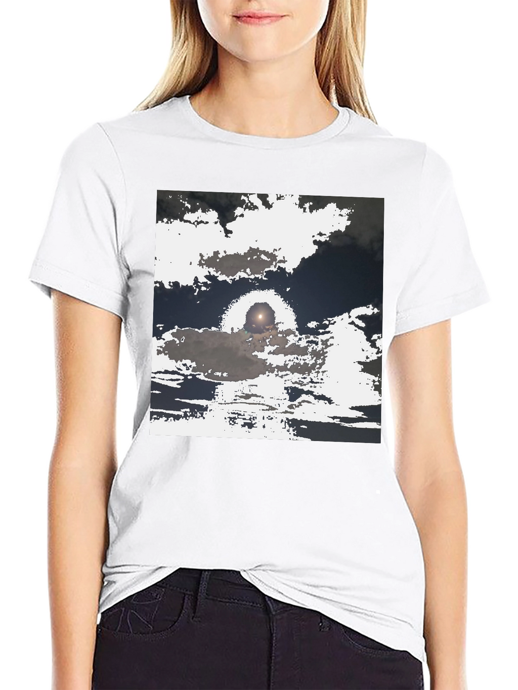 Unique Sky Cloud T-Shirt - Soft Cotton Blend Tee