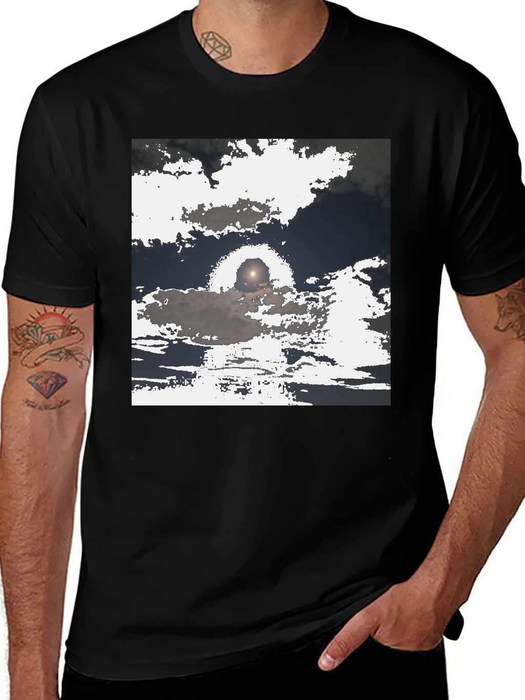 Unique Sky Cloud T-Shirt - Soft Cotton Blend Tee
