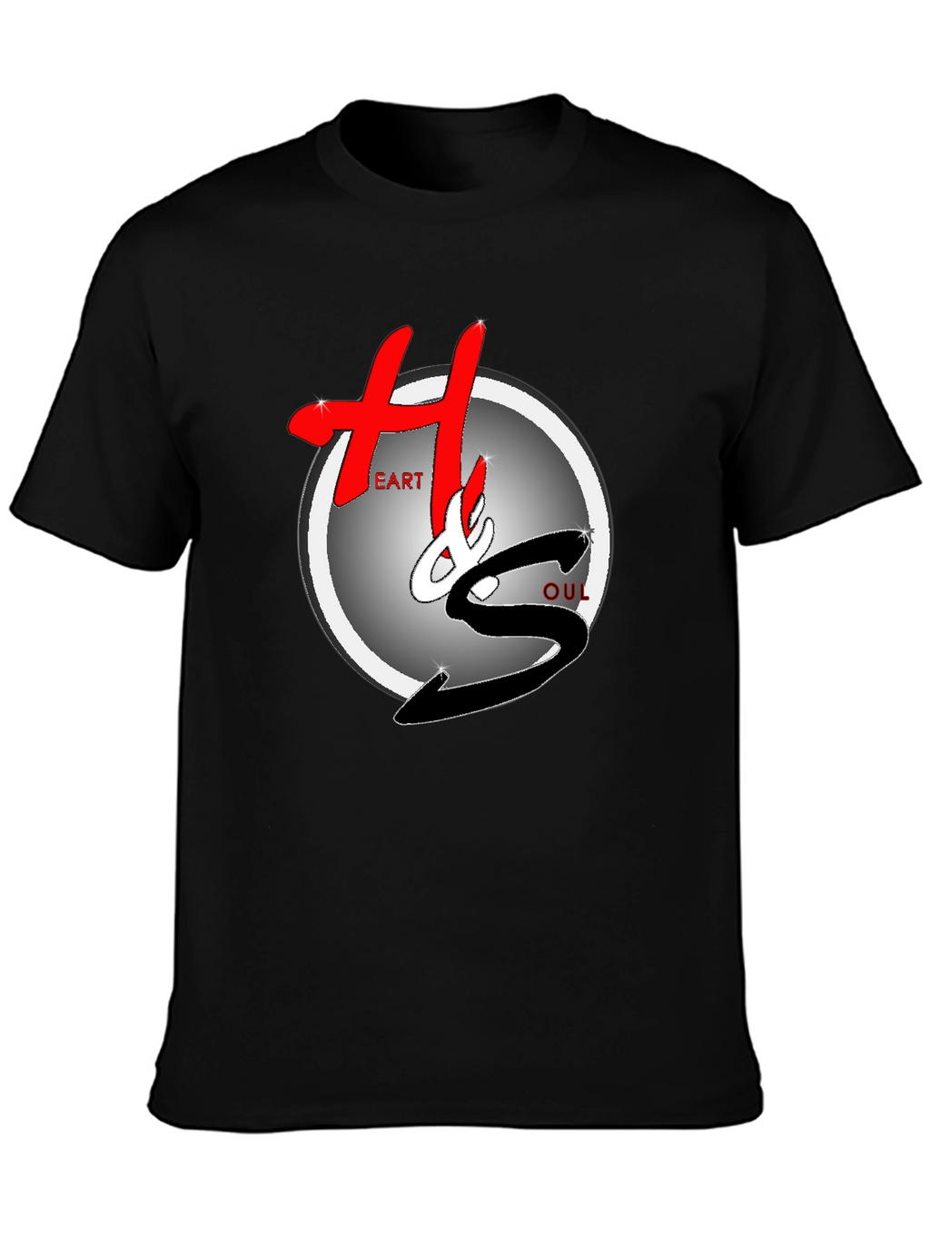 Heart & Soul Graphic Black T-Shirt