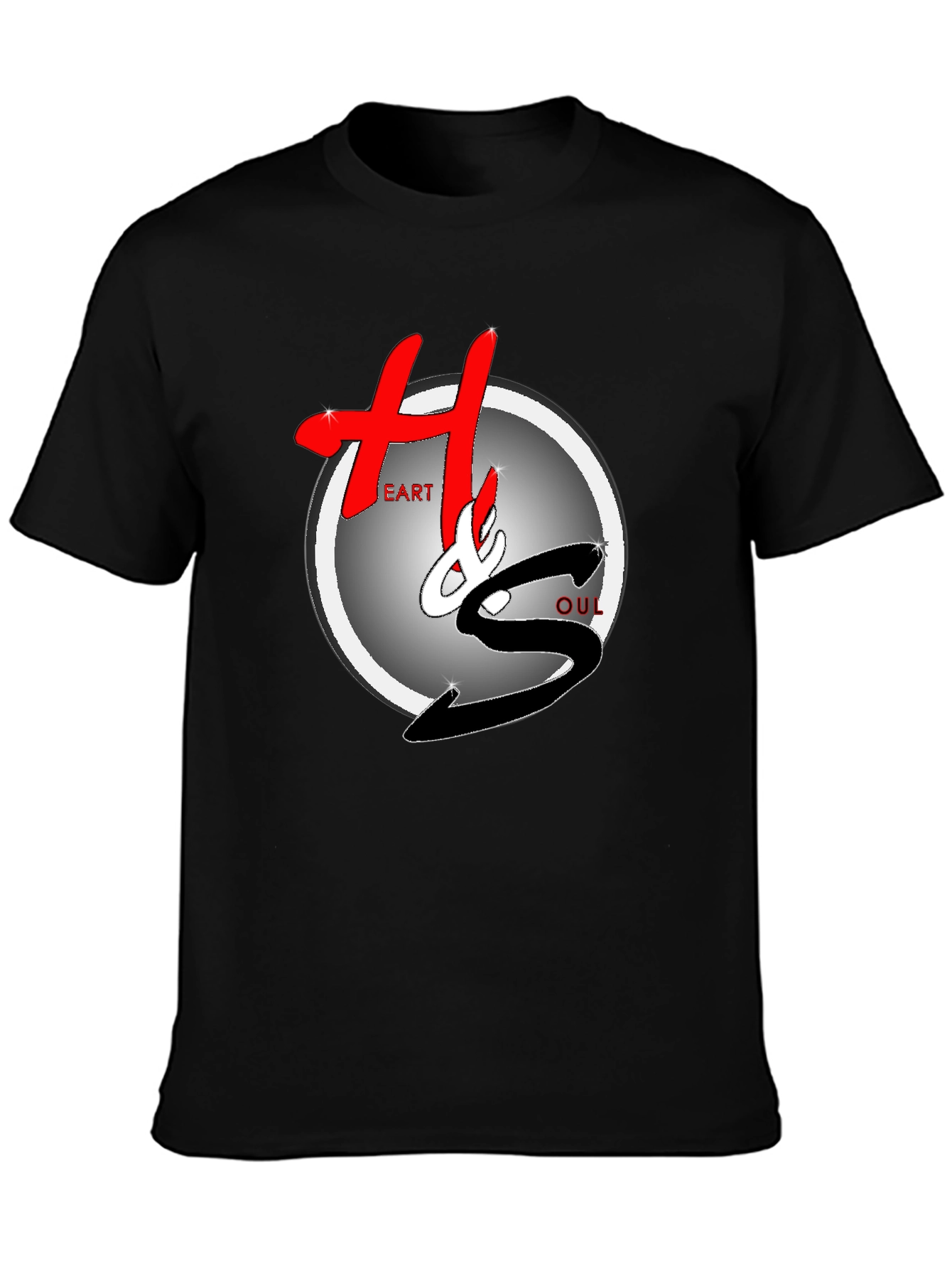 Heart & Soul Graphic Black T-Shirt
