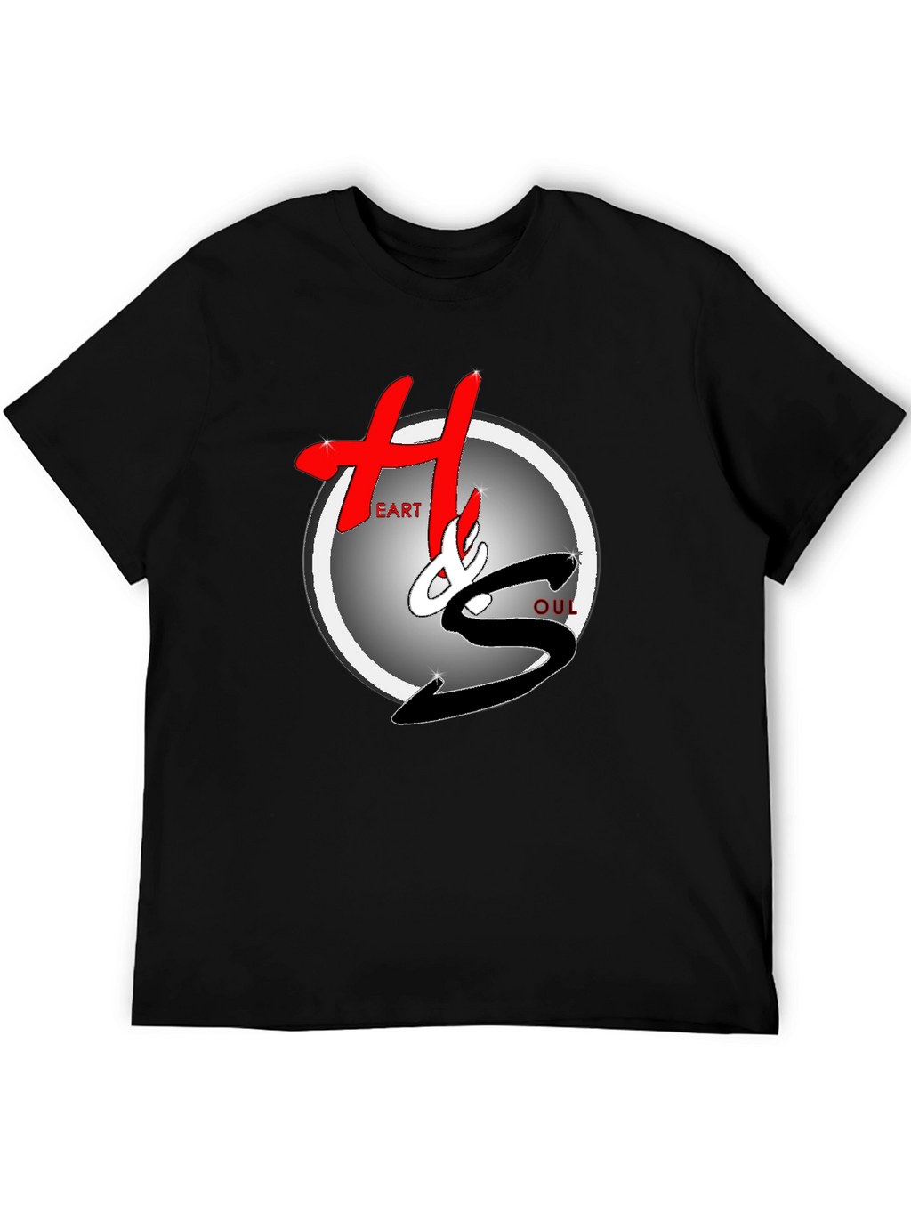 Heart & Soul Graphic Black T-Shirt