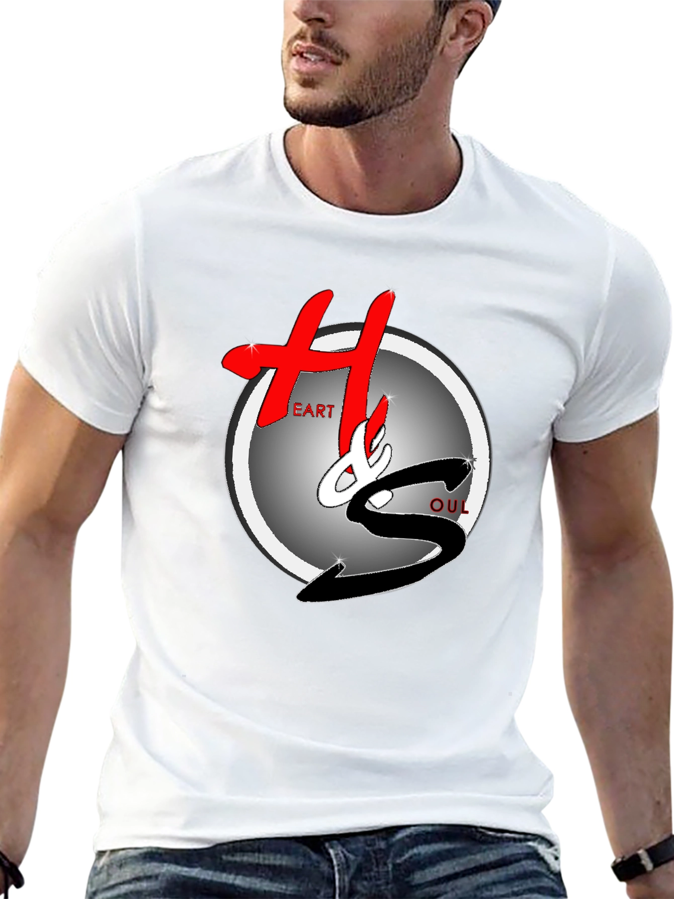 Heart & Soul Graphic Black T-Shirt