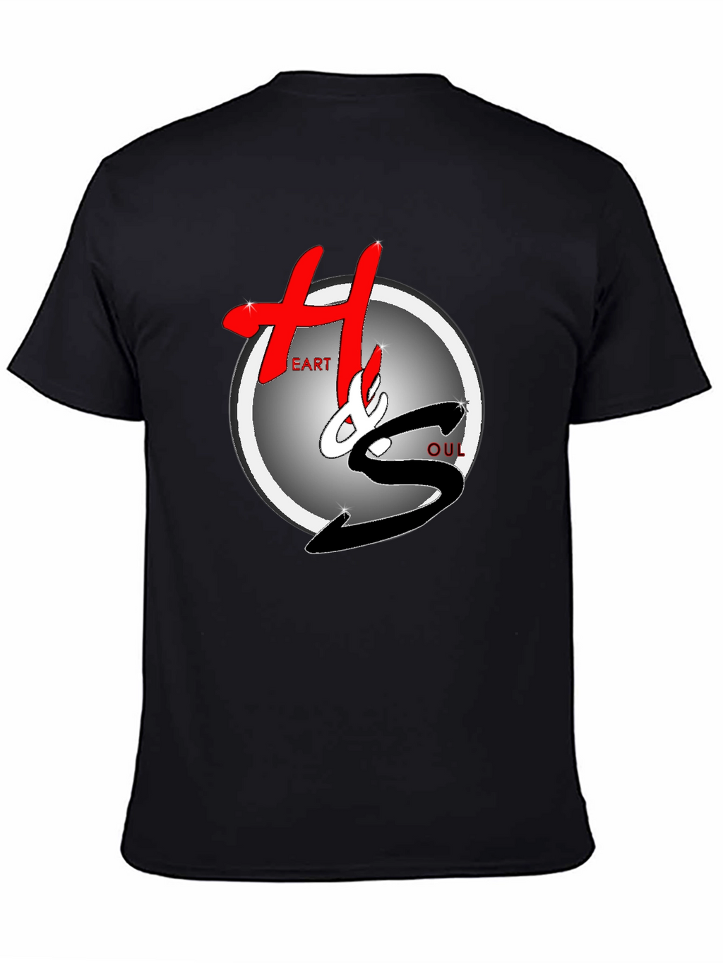 Heart & Soul Graphic Black T-Shirt