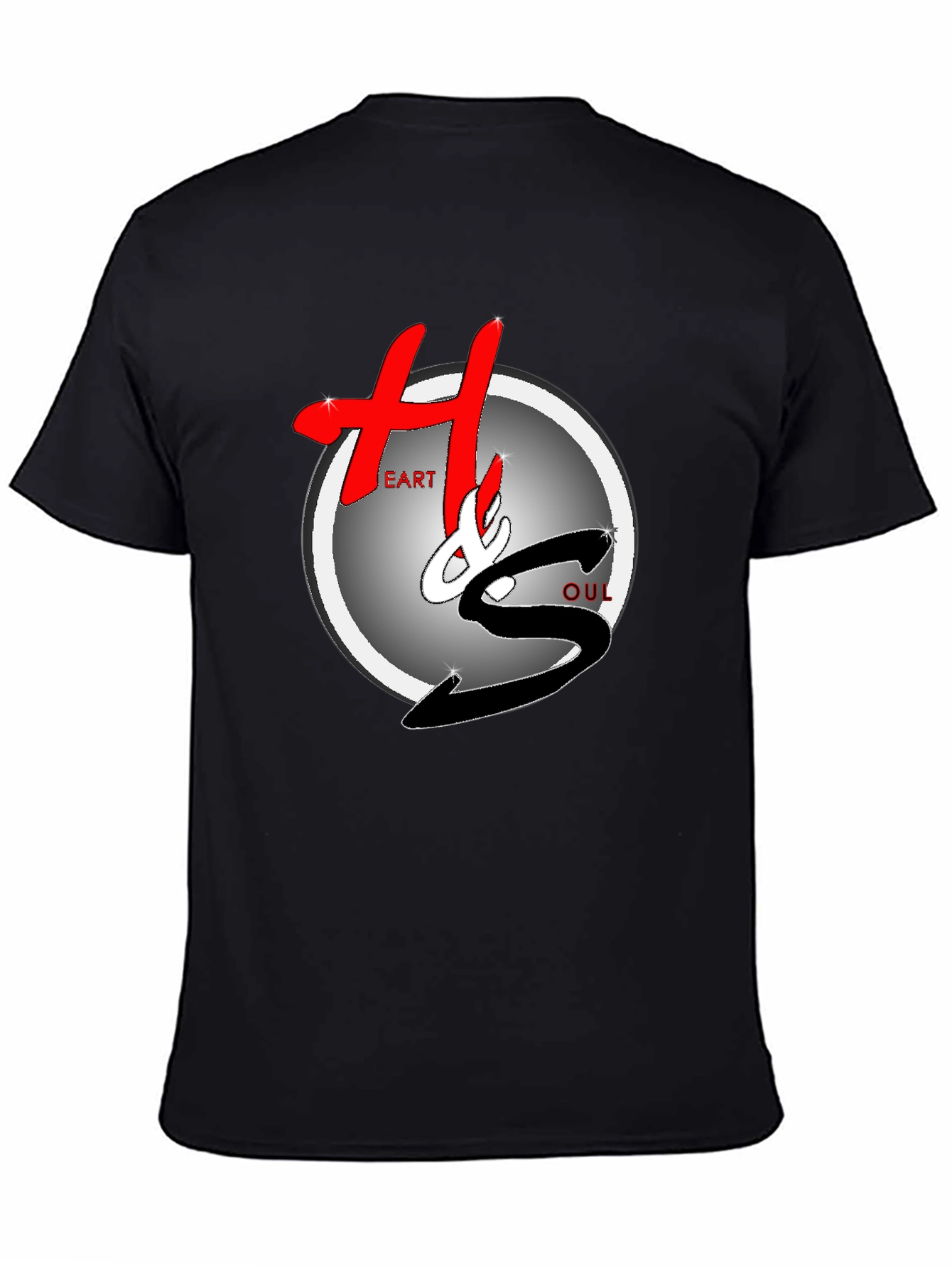Heart & Soul Graphic Black T-Shirt