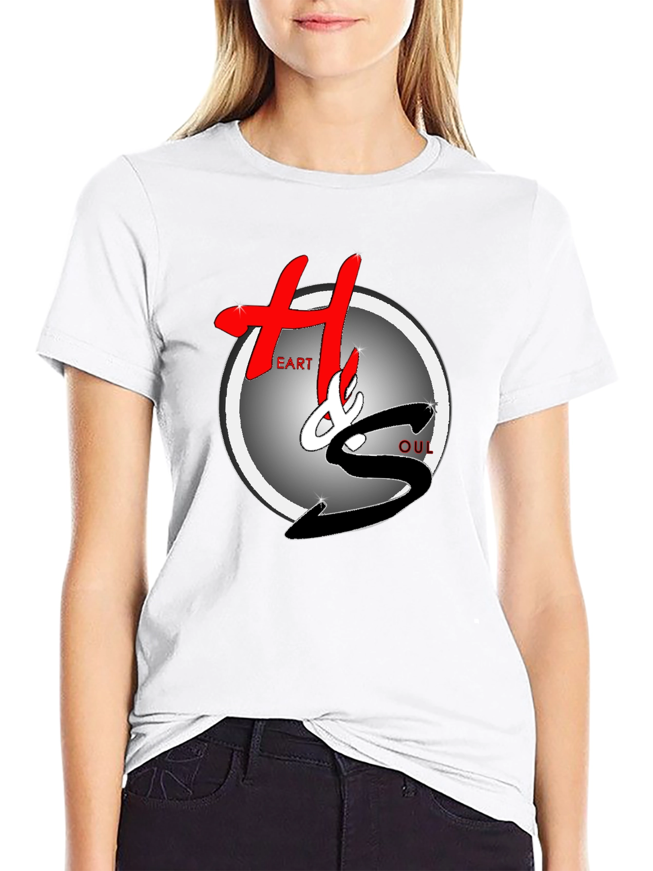 Heart & Soul Graphic Black T-Shirt