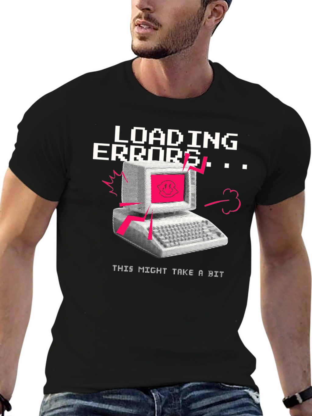 Retro Computer Error T-Shirt