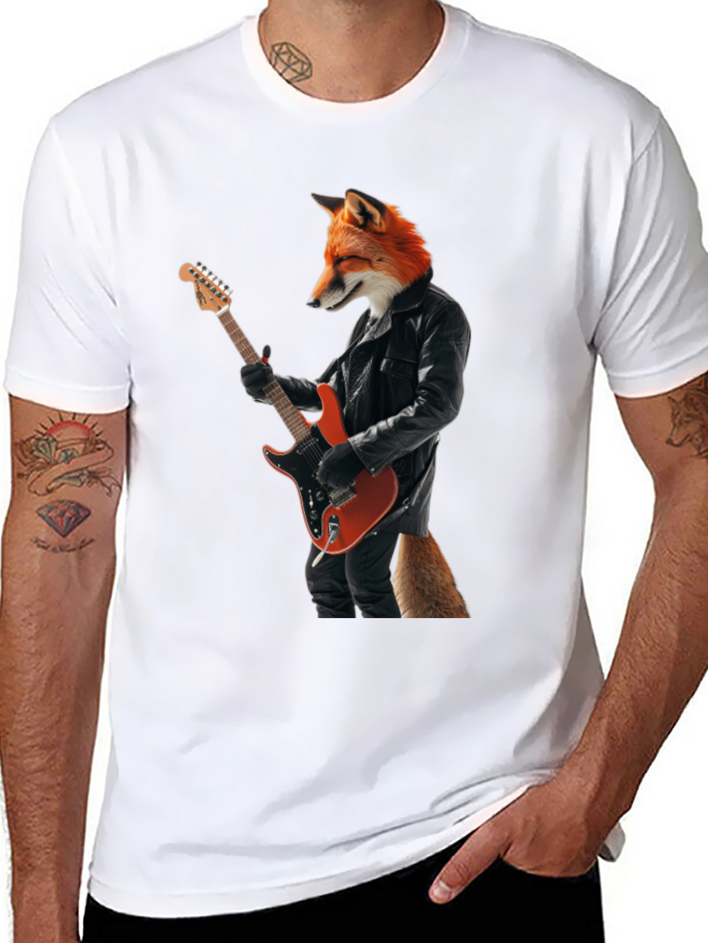Fox Rocker T-Shirt - Cool Graphic Tee