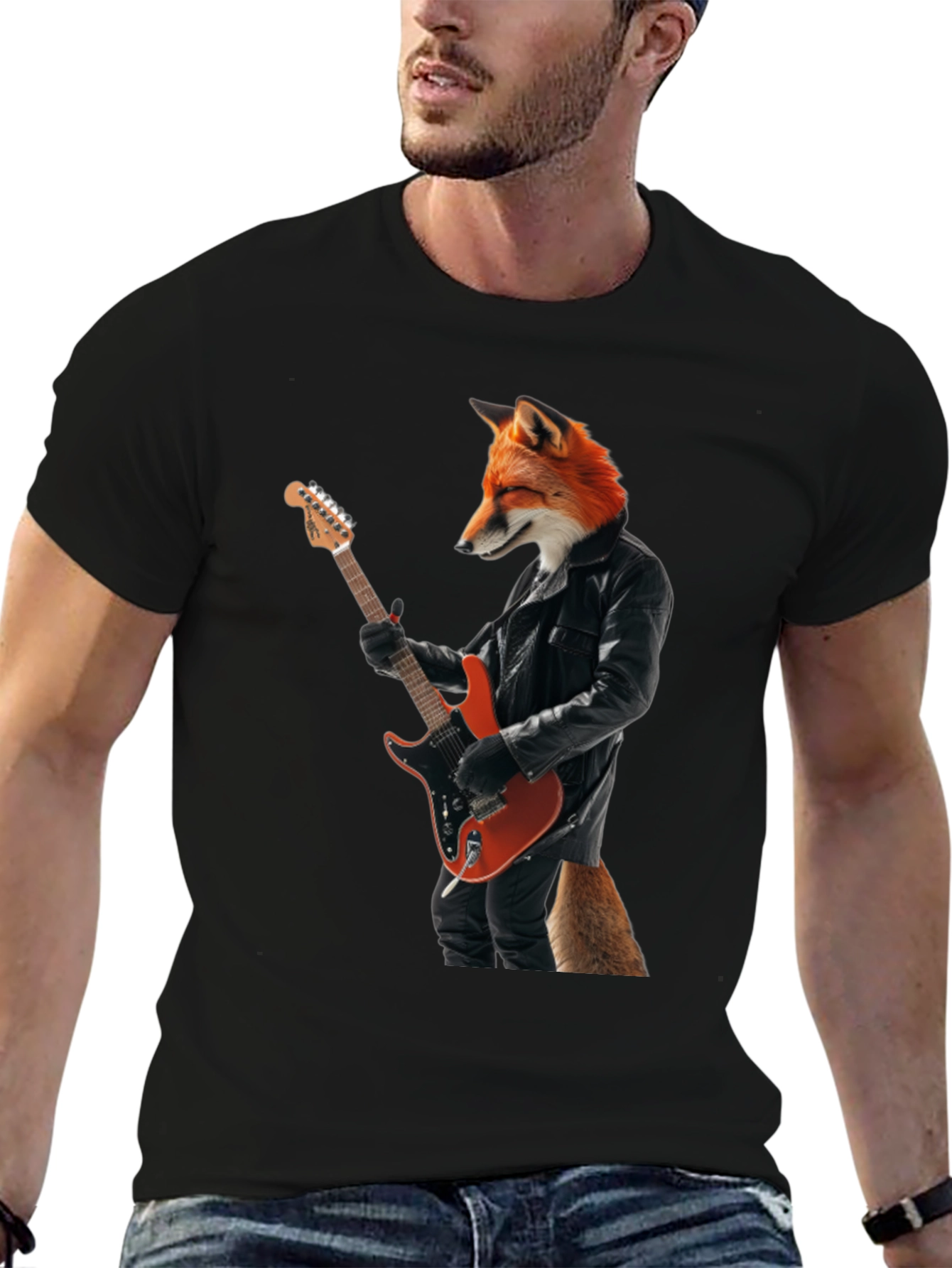 Fox Rocker T-Shirt - Cool Graphic Tee