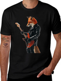 Fox Rocker T-Shirt - Cool Graphic Tee
