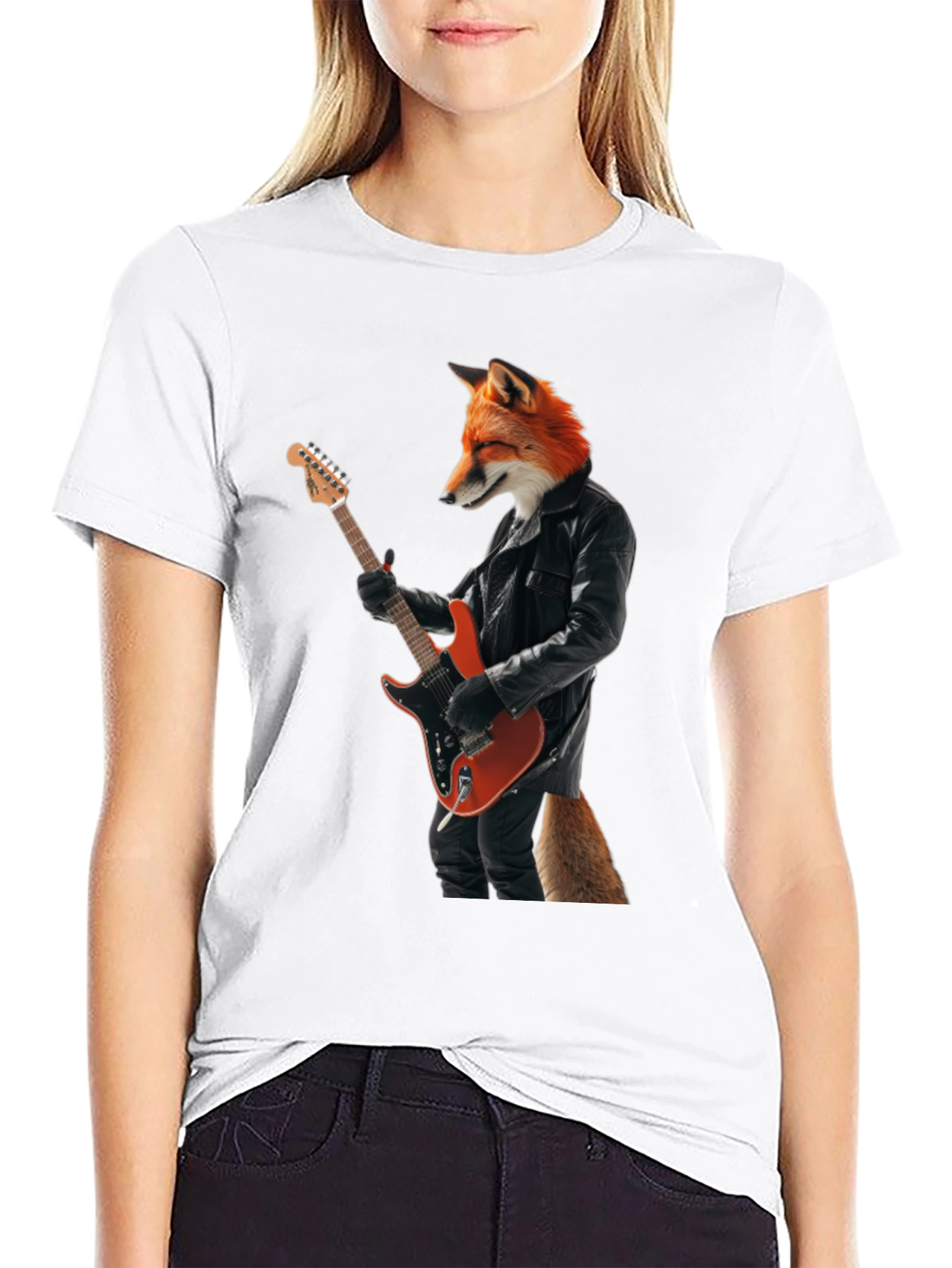 Fox Rocker T-Shirt - Cool Graphic Tee