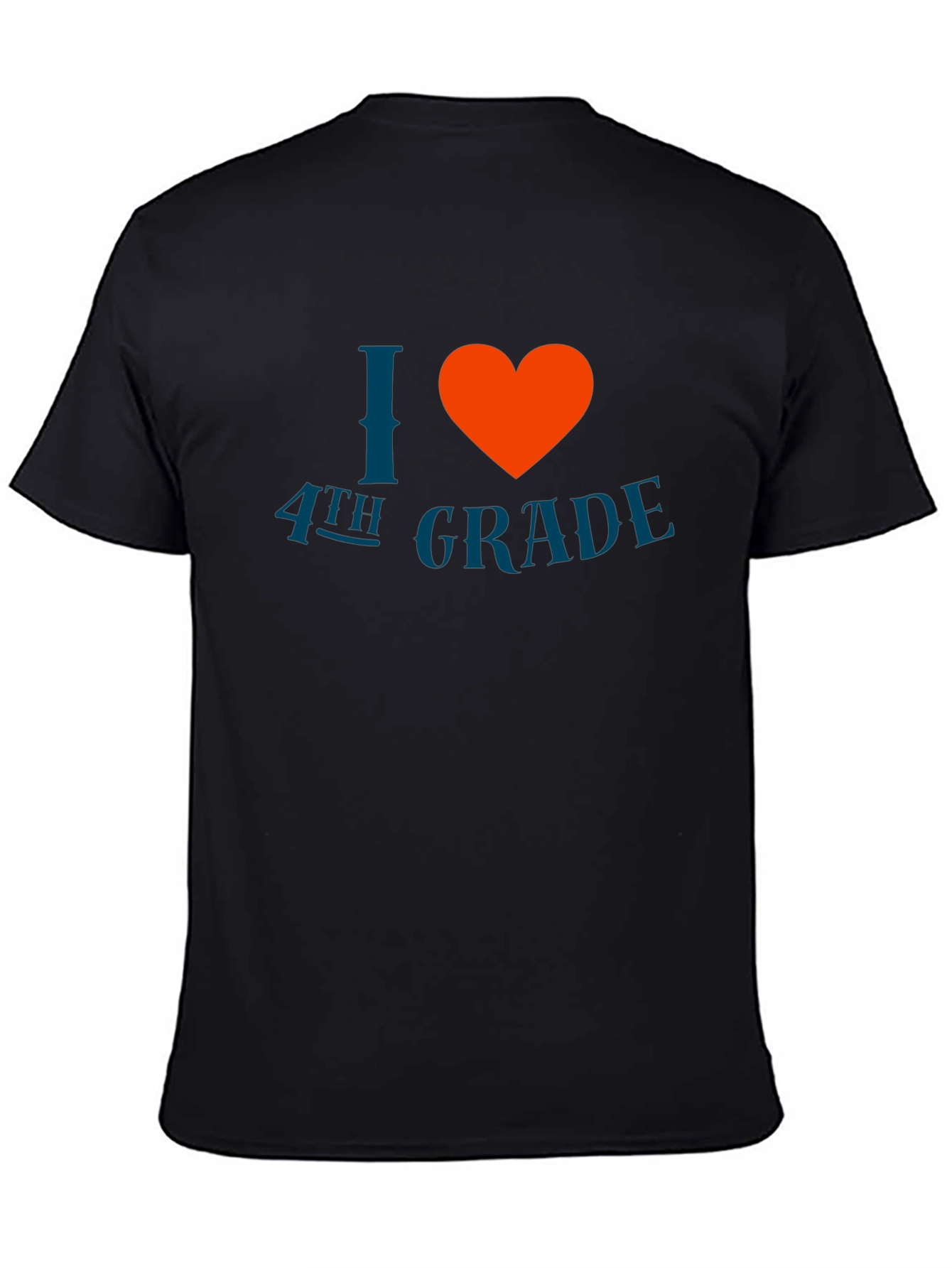 I Love 4th Grade T-Shirt - Black