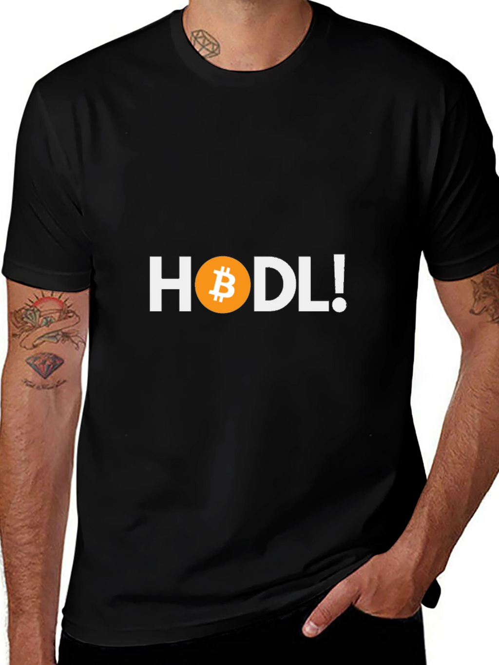 HODL Bitcoin Graphic Tee - Crypto Investor T-Shirt