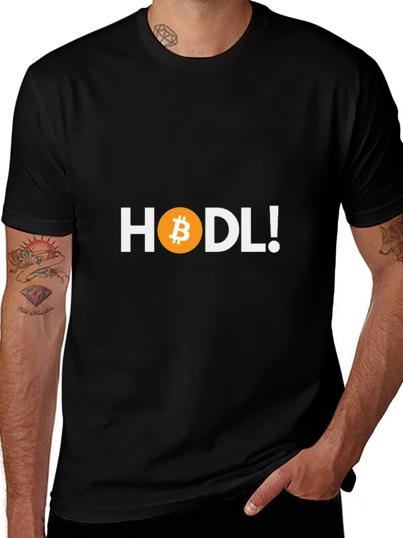 HODL Bitcoin Graphic Tee - Crypto Investor T-Shirt