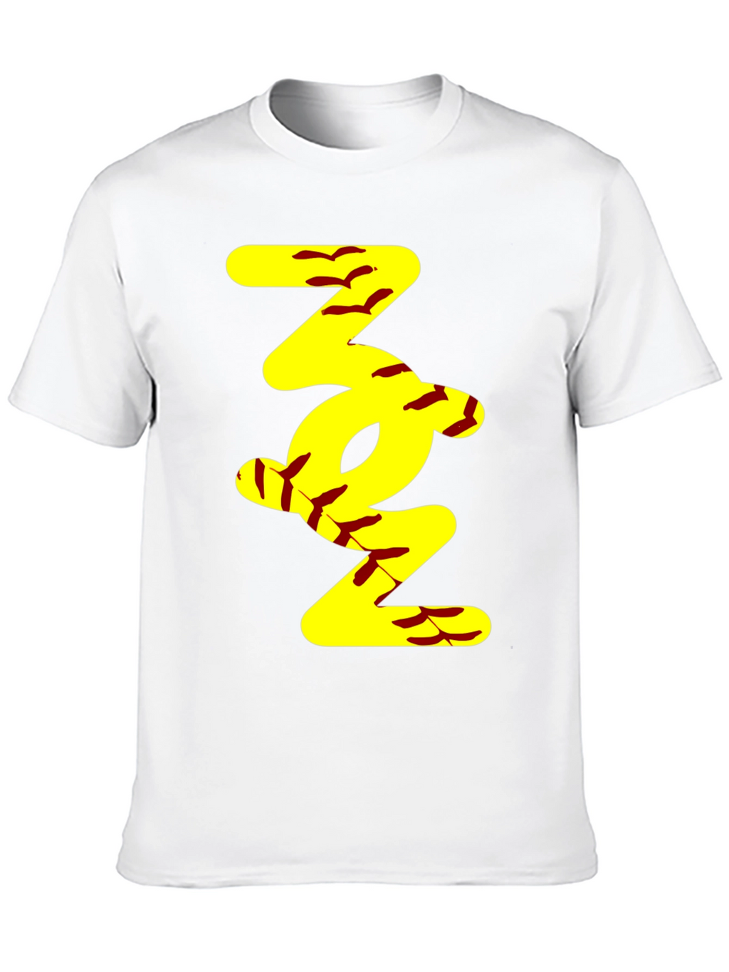 Softball Stitch T-Shirt - Unique Sports Design