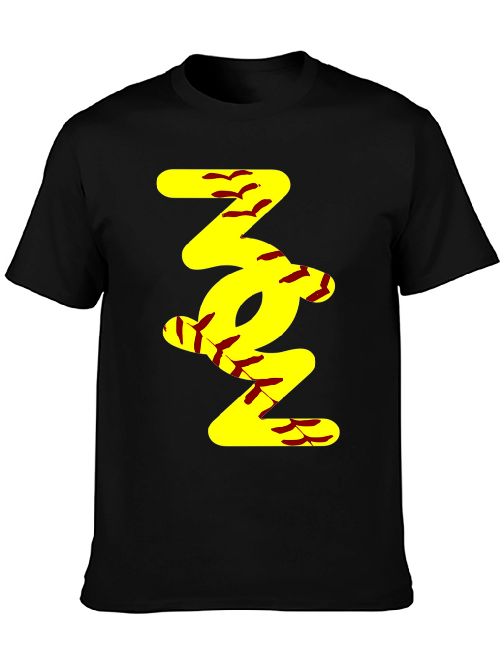 Softball Stitch T-Shirt - Unique Sports Design